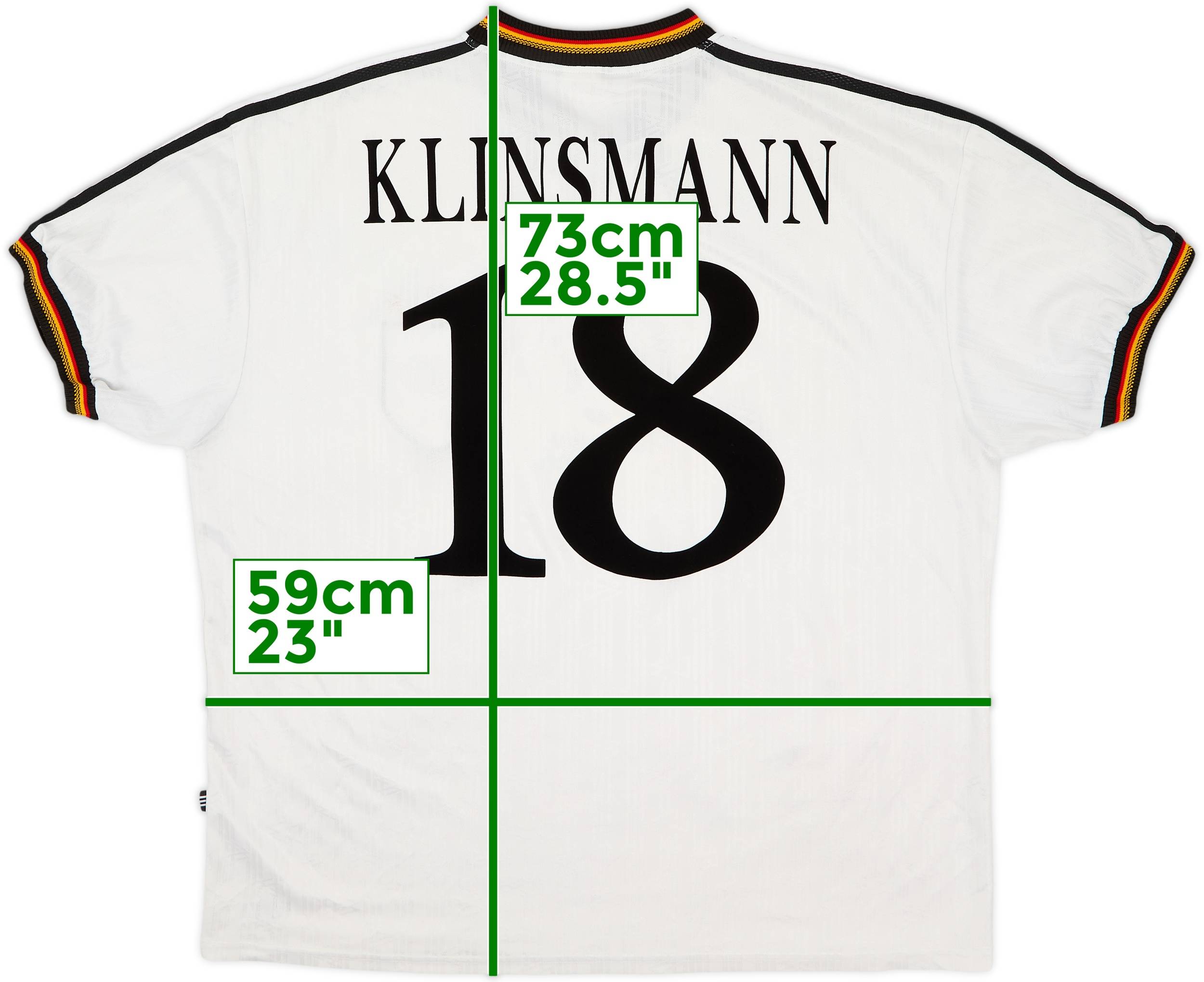 1996-98 Germany WM2006 Home Shirt Klinsmann #18 - 6/10 - (XXL)