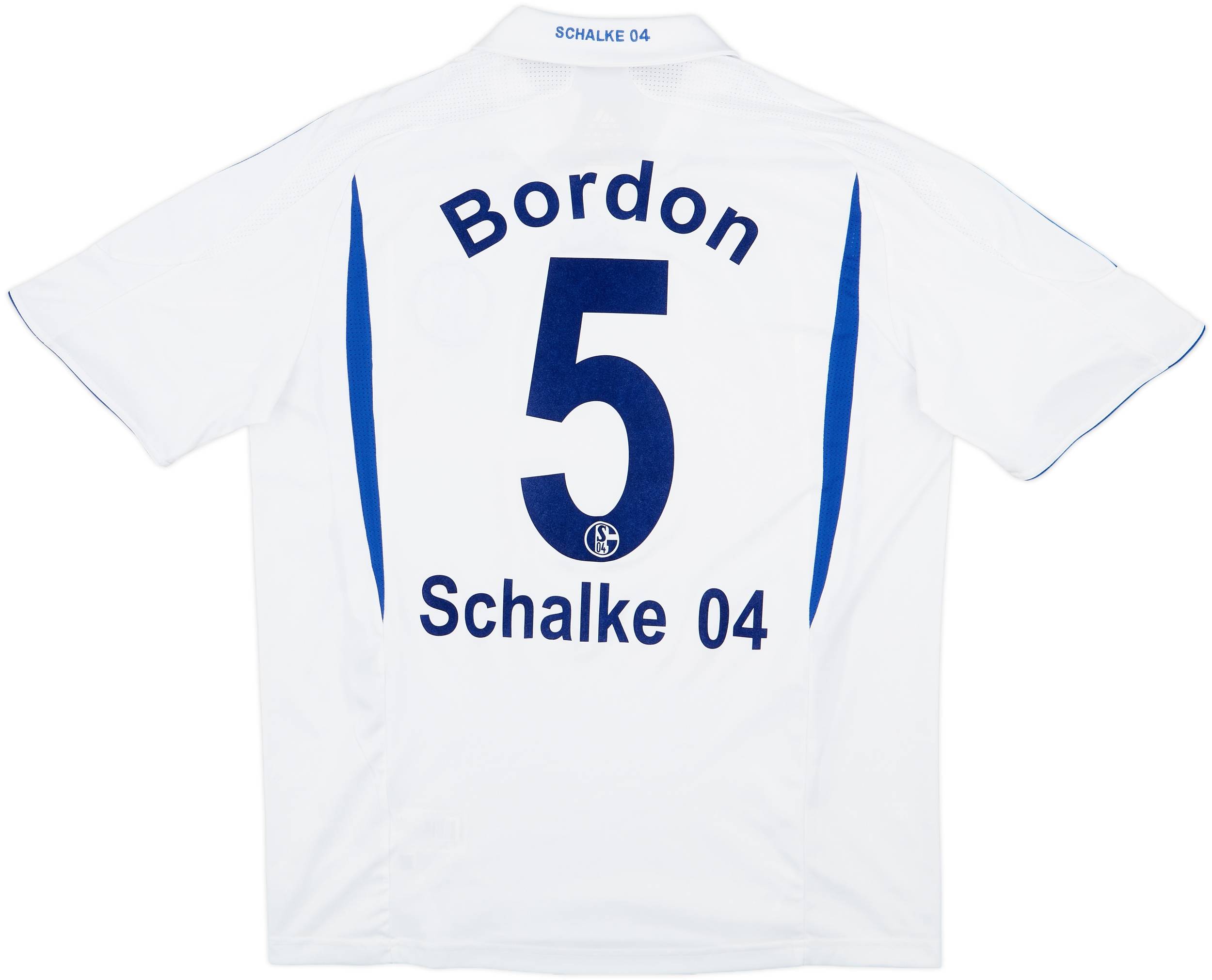 2007-08 Schalke Away Shirt Bordon #5 - 6/10 - (L)