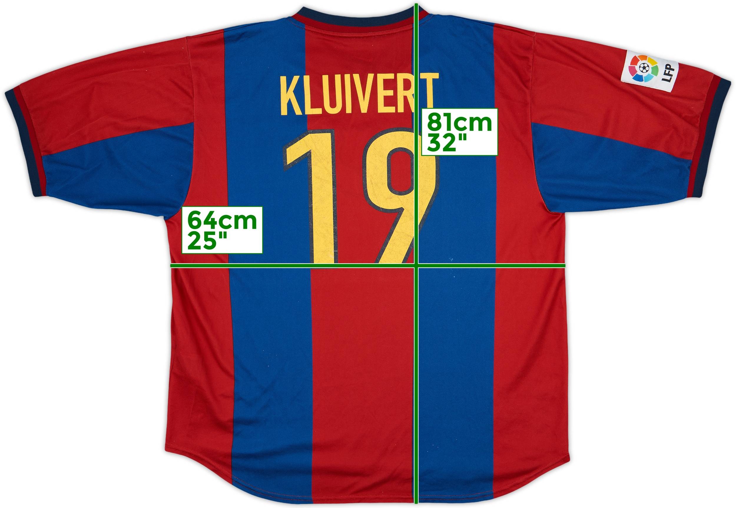 正規品Nike Barcelona 1999-01 Kluivert 9 XL 1999-00 Barcelona Centenary Fan Tee Kluivert #9 - 6/10 - (XL)