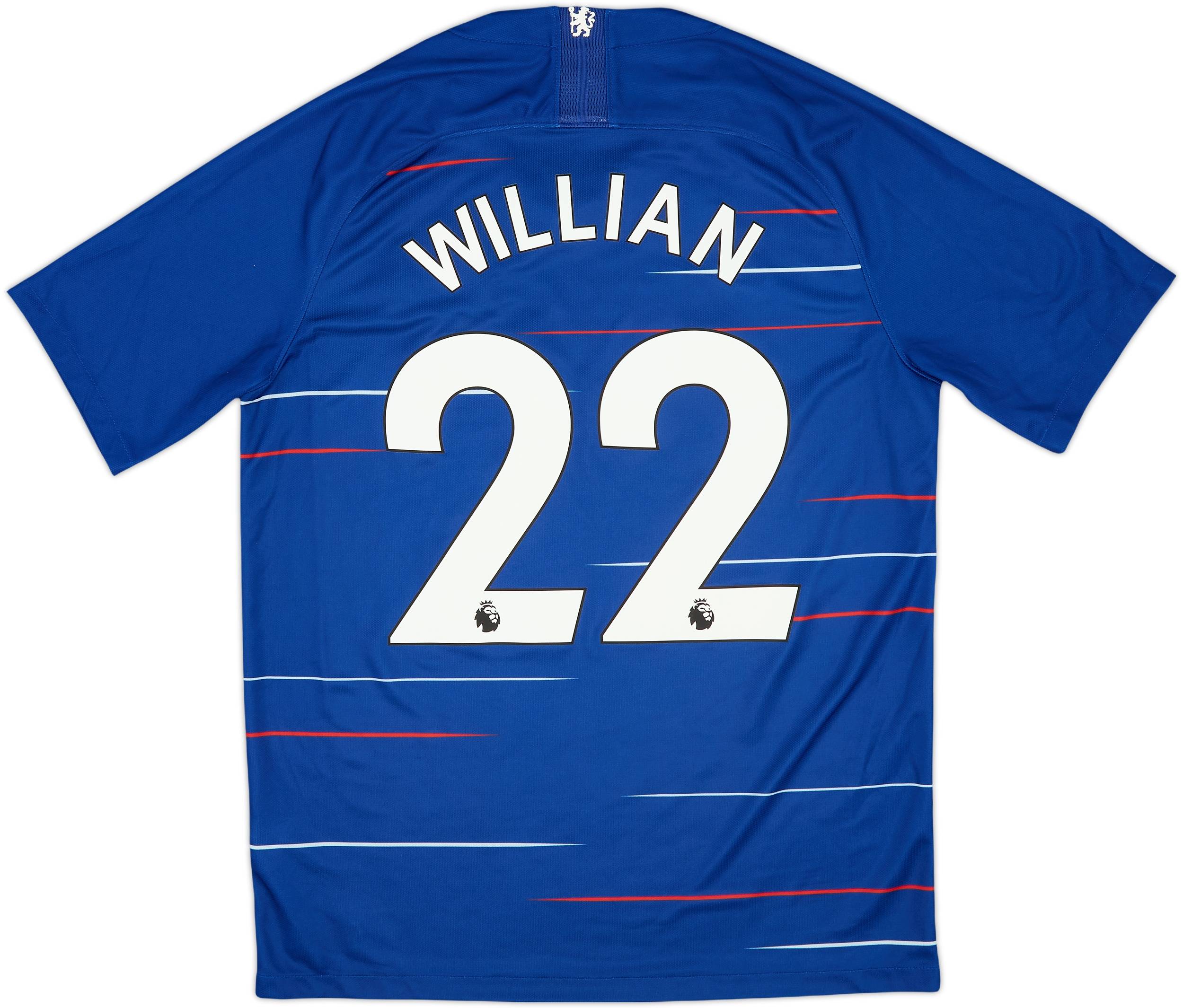2018-19 Chelsea Home Shirt Willian #22 - 9/10 - (M)