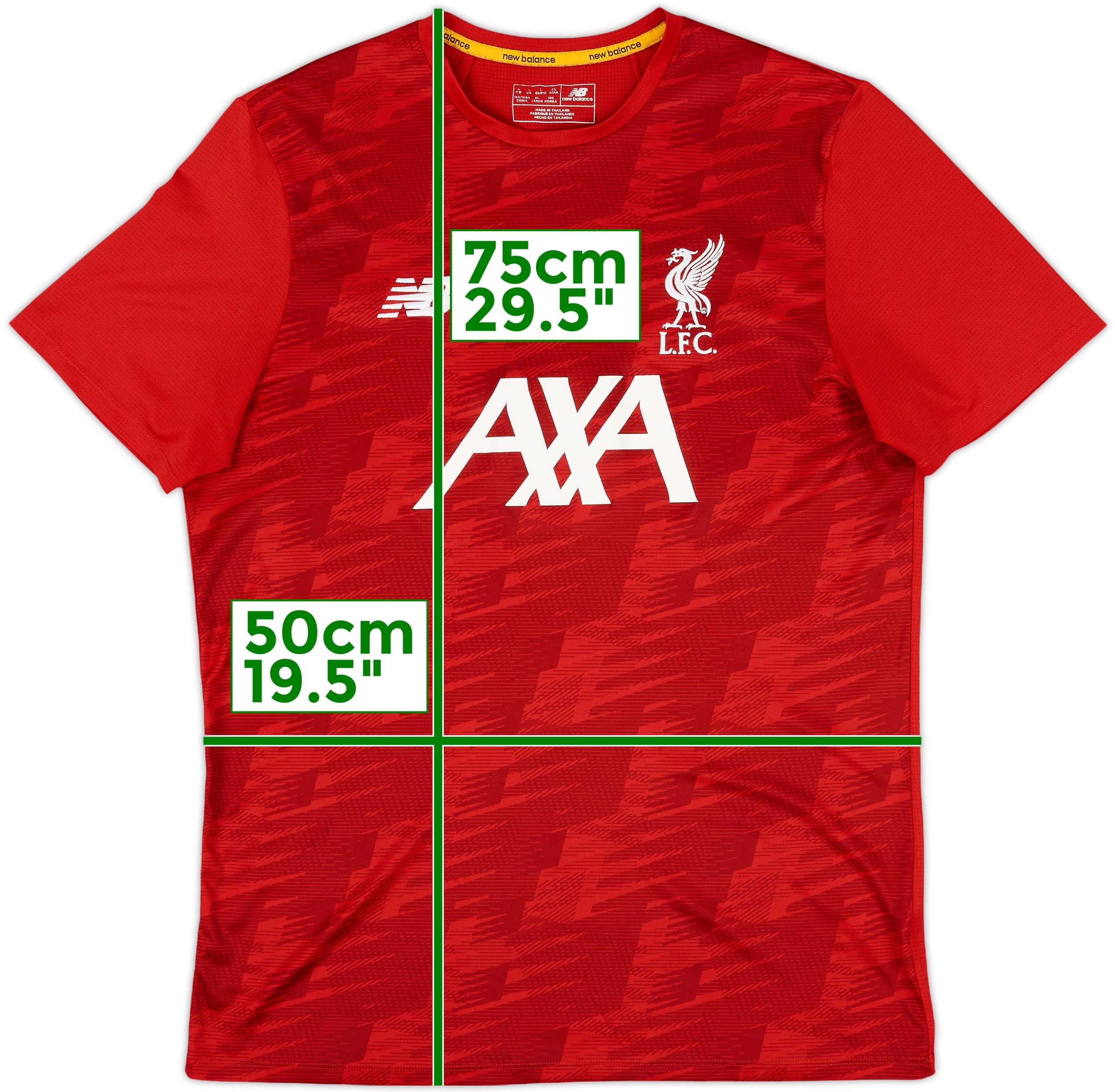 2019-20 Liverpool New Balance Training Shirt 8/10 (L)