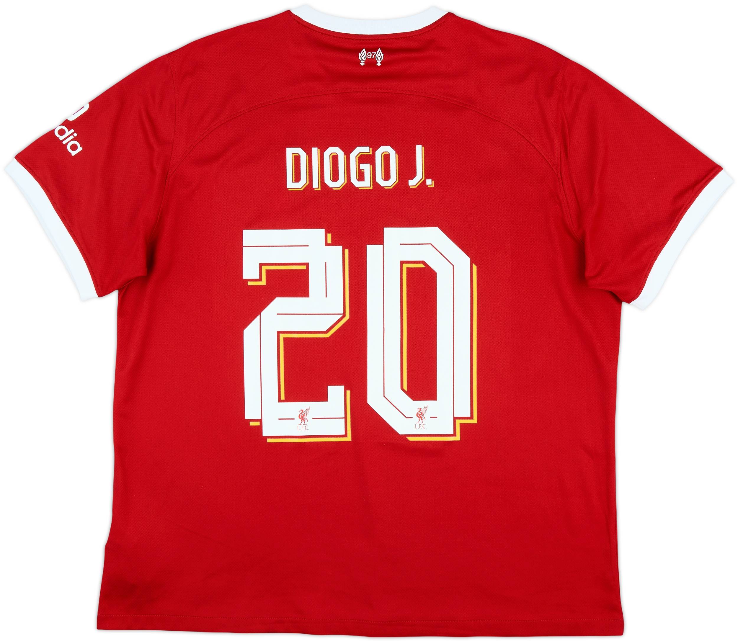 2023-24 Liverpool Home Shirt Diogo J. #20 - 10/10 - (XXL)