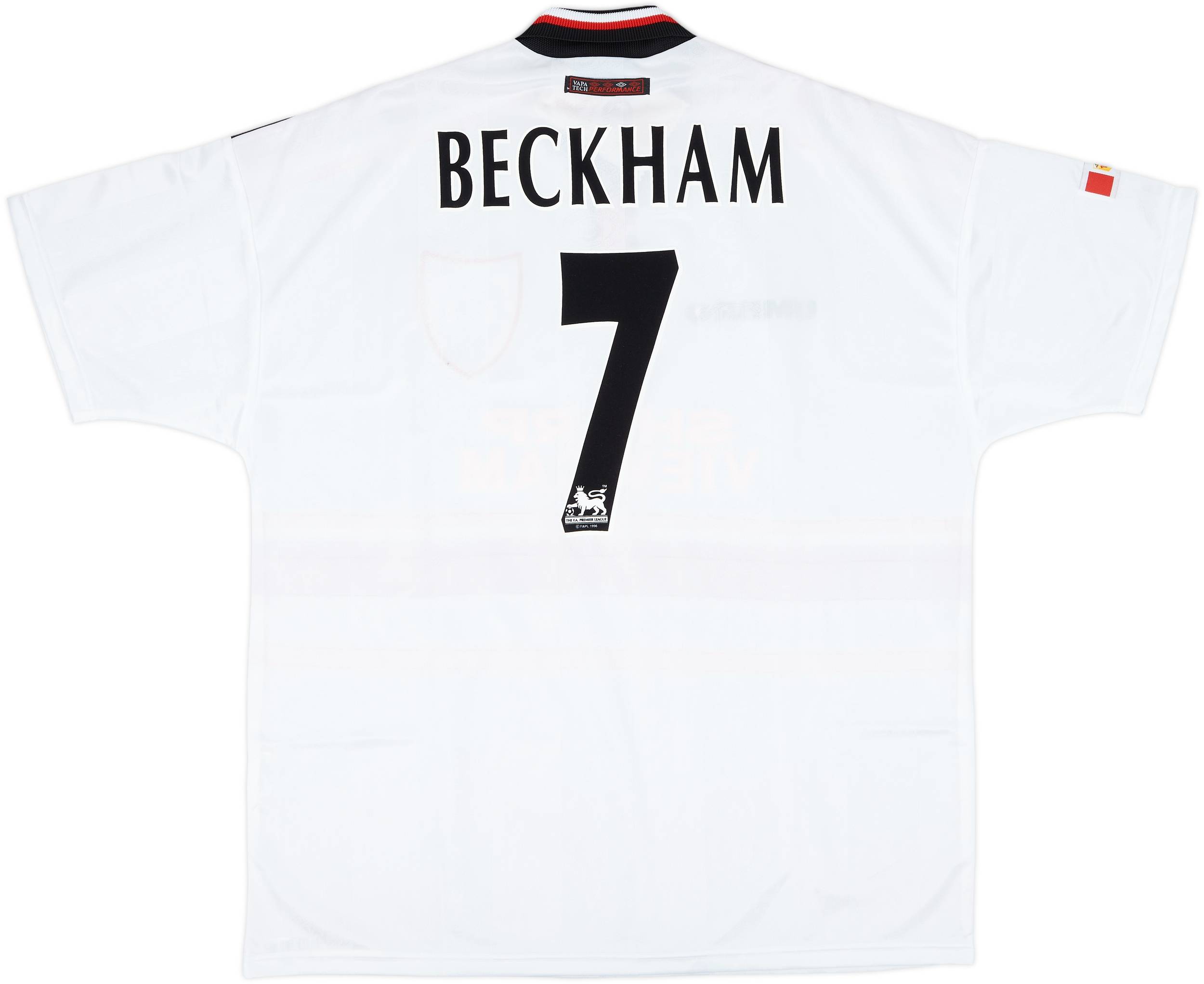 1997-99 Manchester United Away Shirt Beckham #7 (XXL)