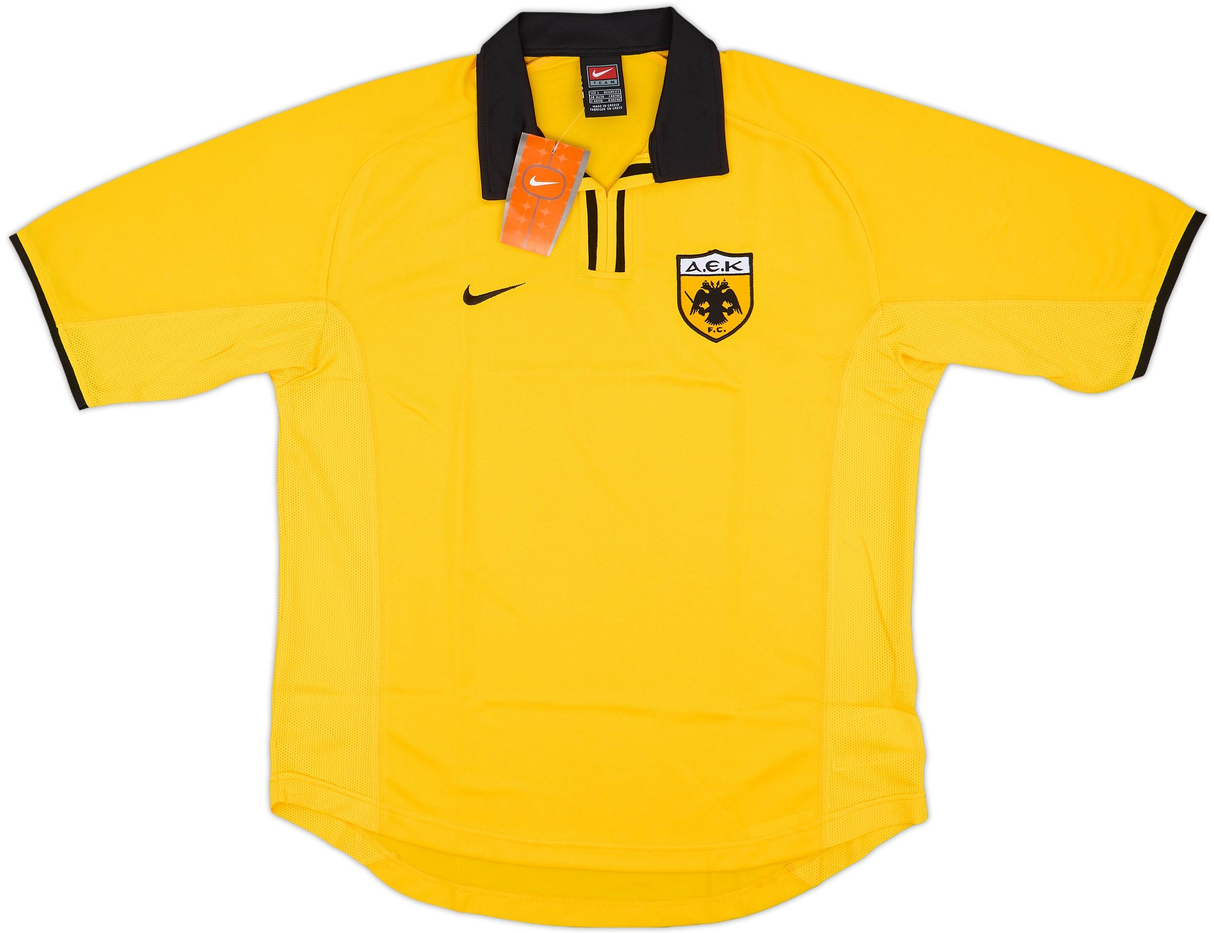 2000-02 AEK Athens Home Shirt (S)