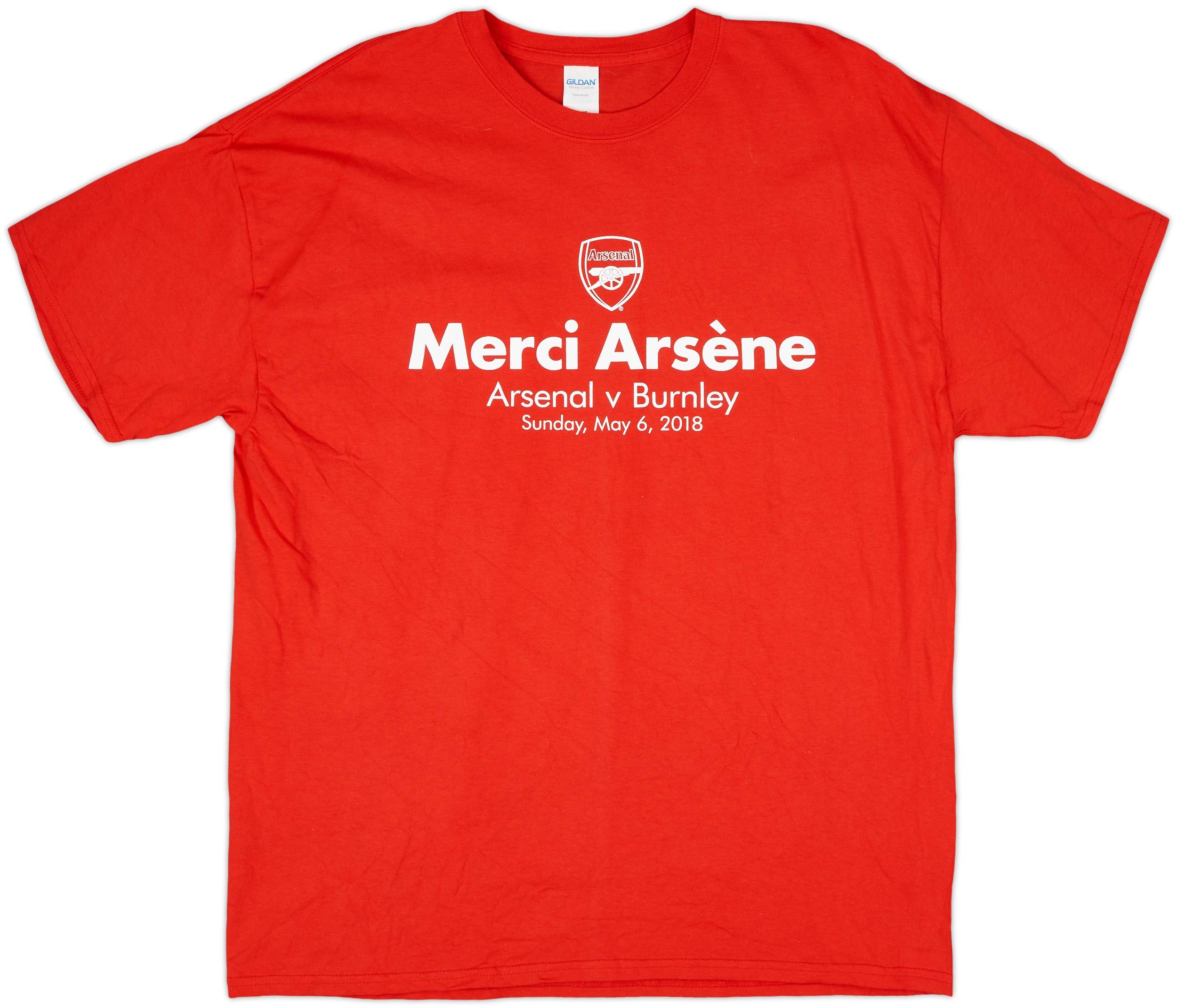 2018 Arsenal "Merci Arsene" Tee - 8/10 - (XL)