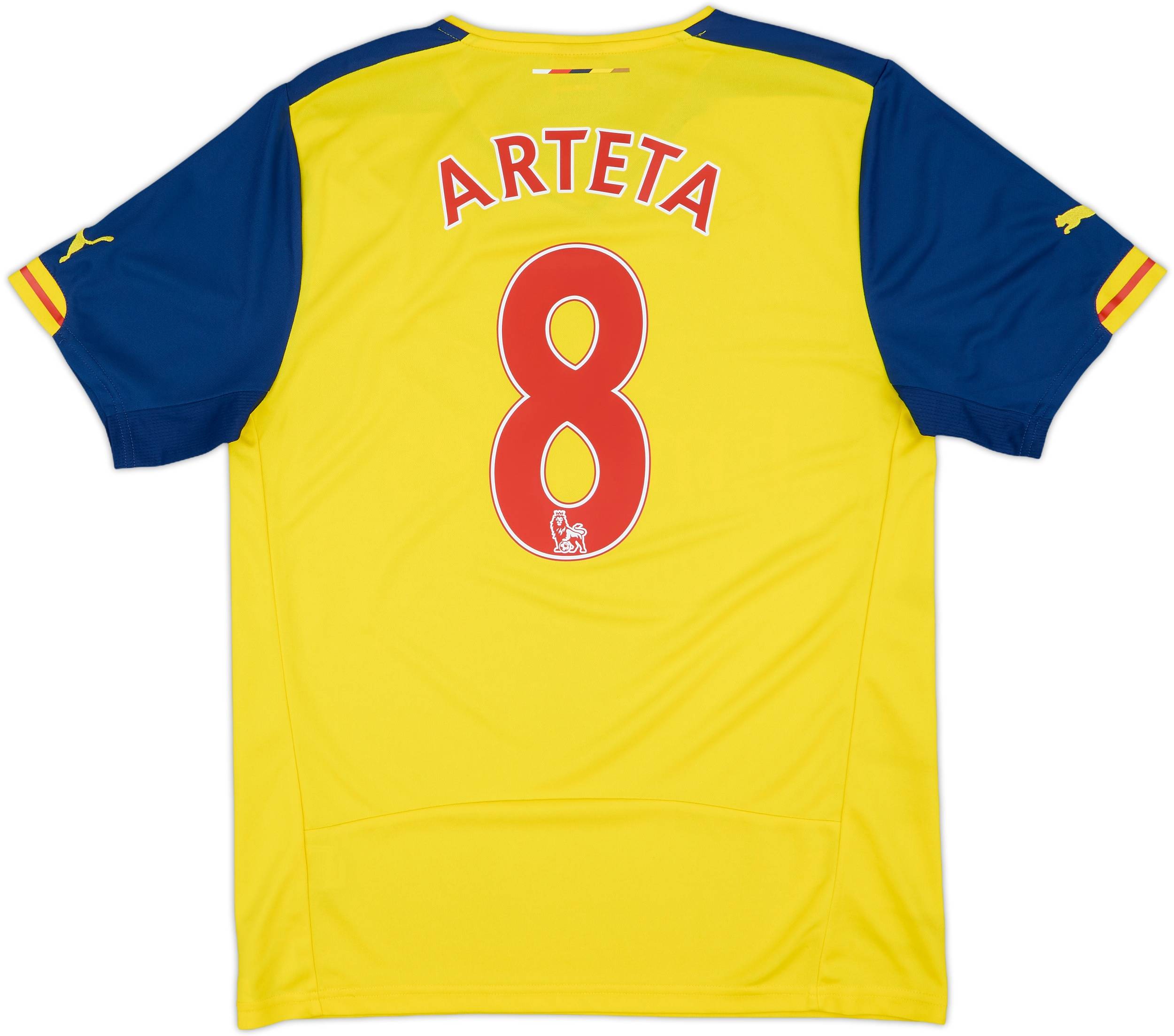 2014-15 Arsenal Away Shirt Arteta #8 - 8/10 - (M)