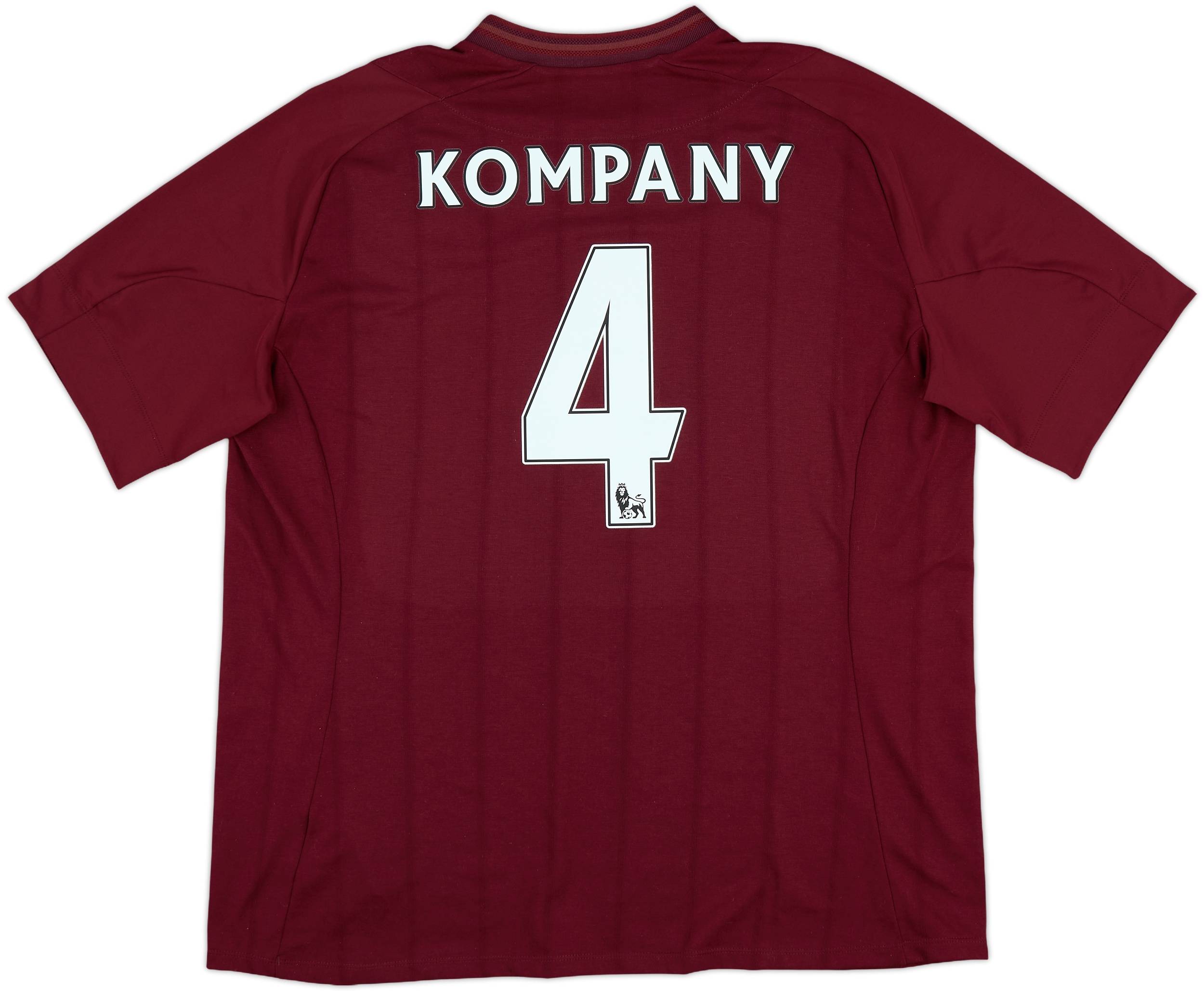 2012-13 Manchester City Away Shirt Kompany #4 - 7/10 - (XXL)