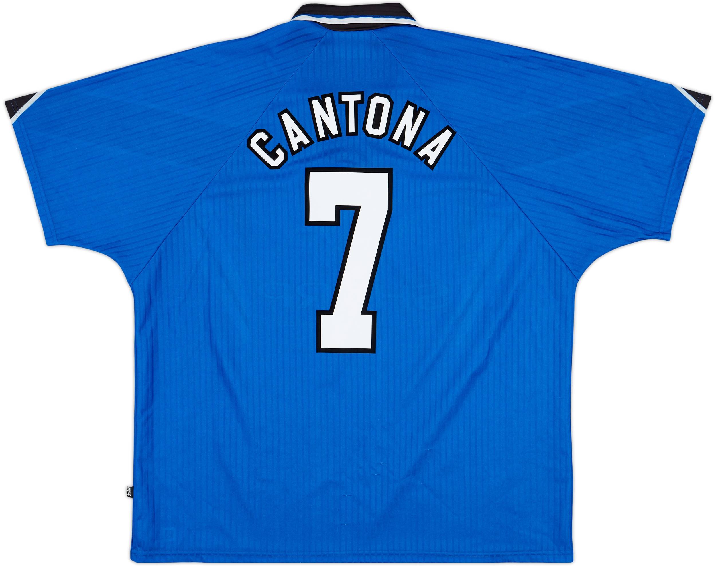 ウェア Manchester United 1996-97 3rd game shirt 1996-98 Manchester United Third Shirt Cantona #7 - 7/10 - (XXL)
