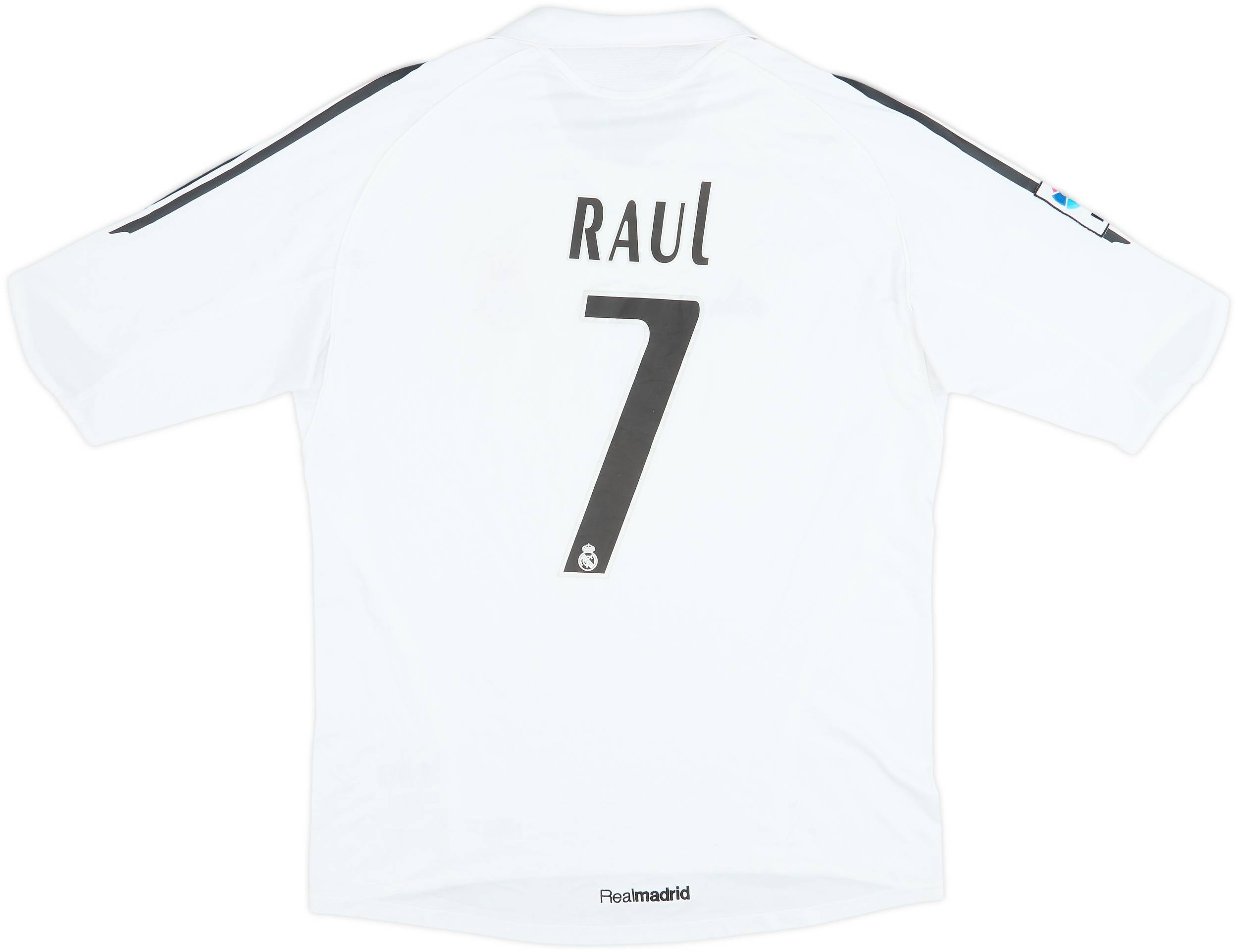 2005-06 Real Madrid Home Shirt Raul #7 - 7/10 - (L)