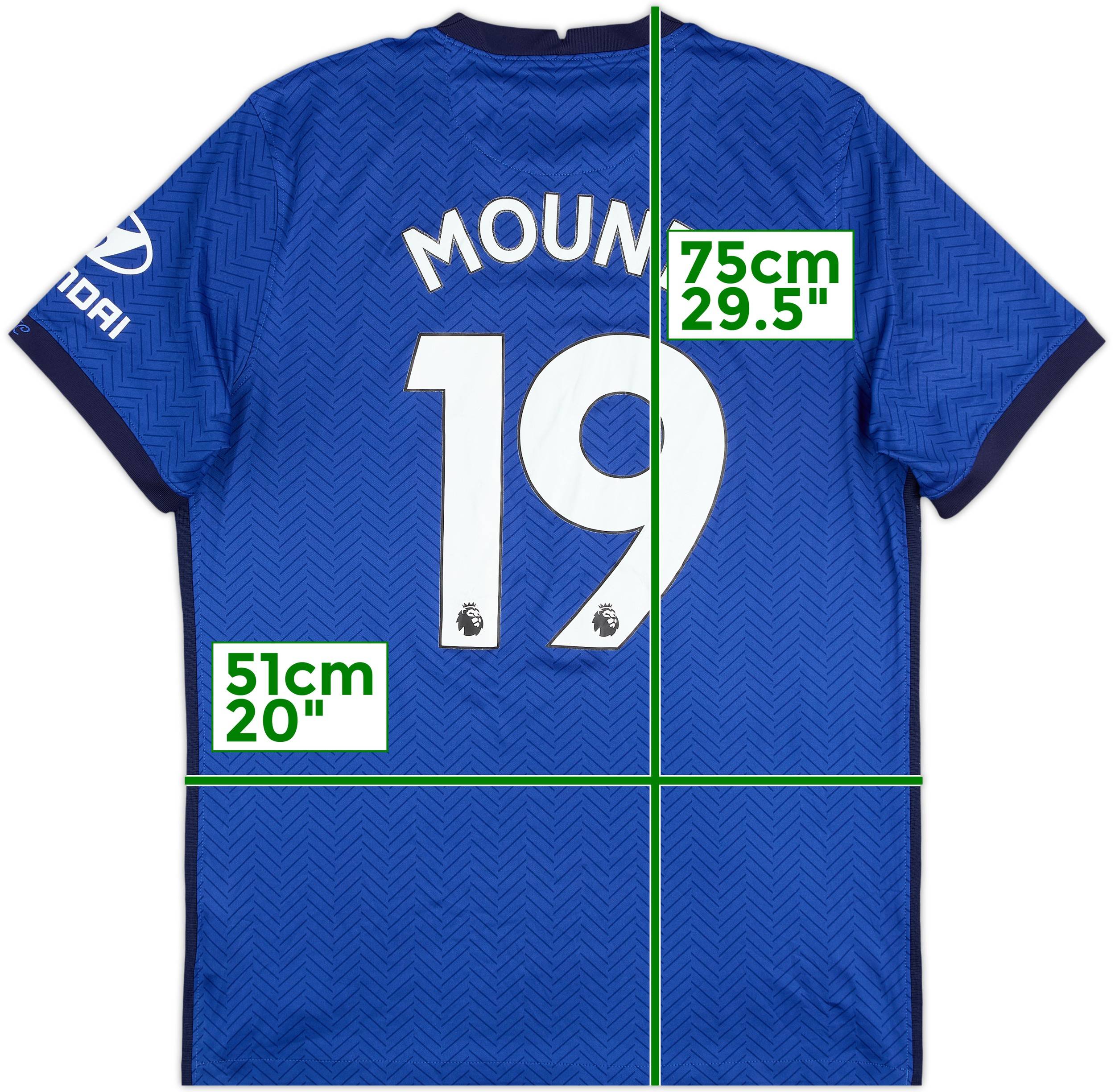 2020-21 Chelsea Home Shirt Mount #19 - 6/10 - (L)