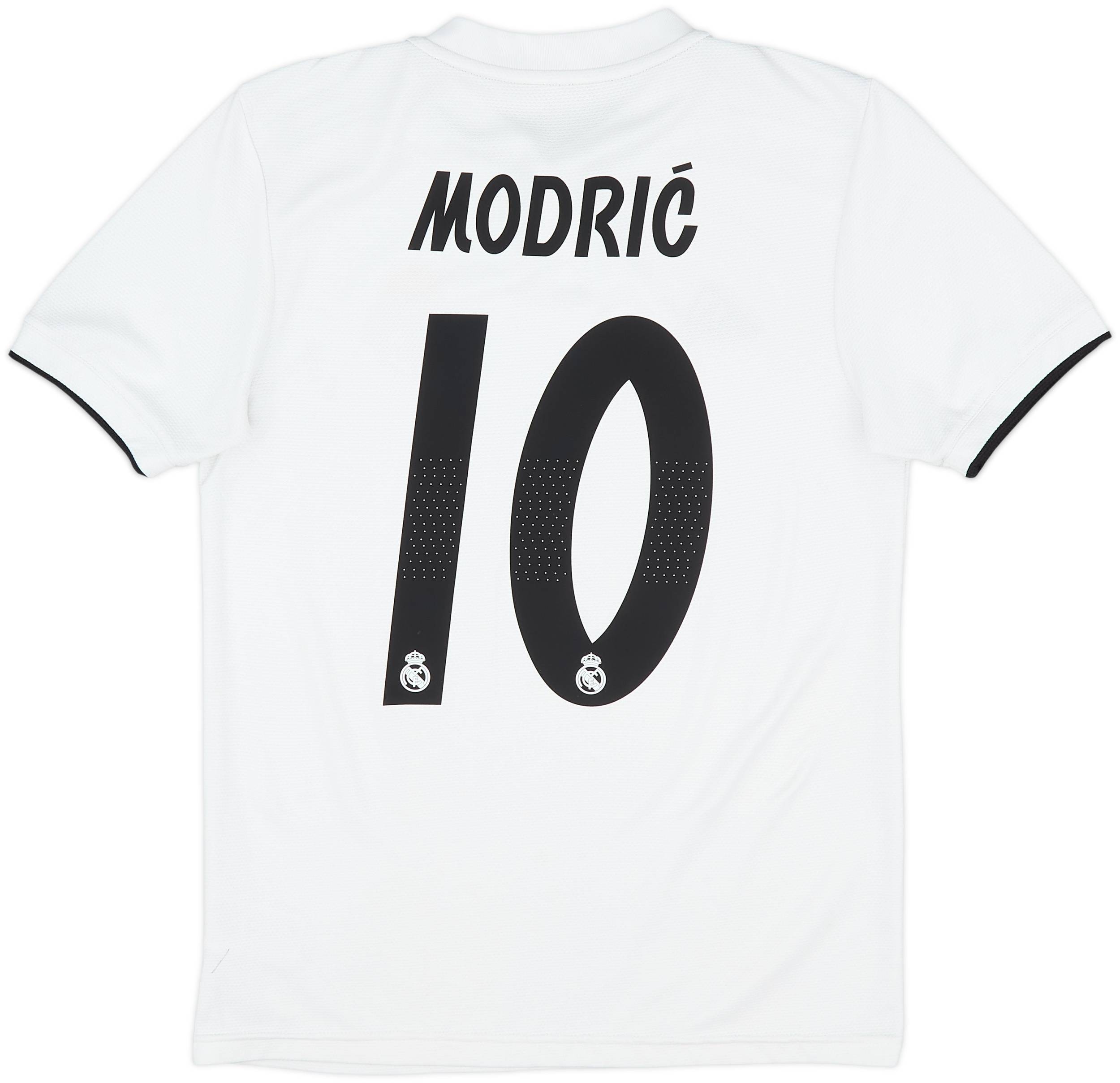 2018-19 Real Madrid Home Shirt Modric #10 - 6/10 - (XS)