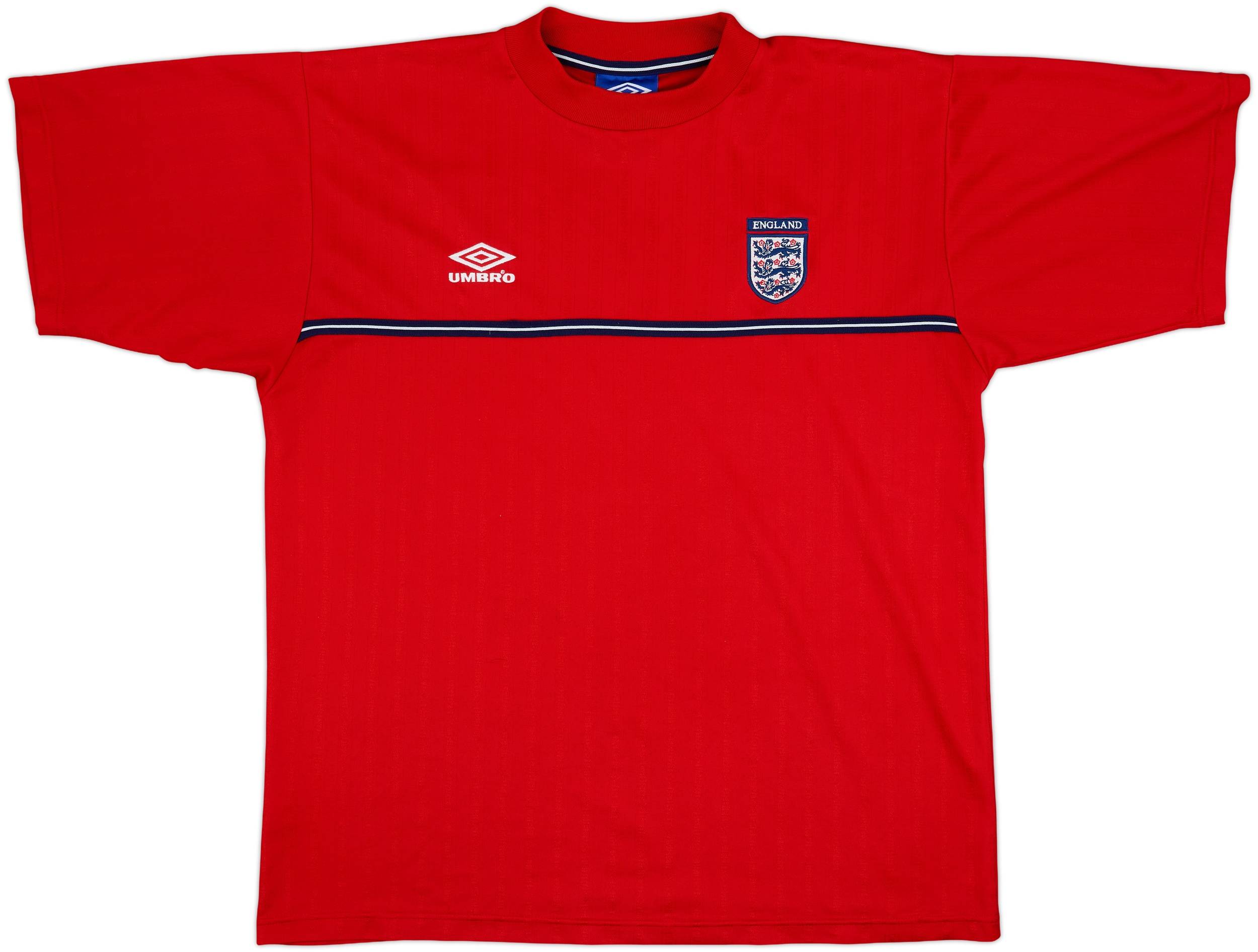 1999-01 England Umbro Training Shirt - 9/10 - (XXL)