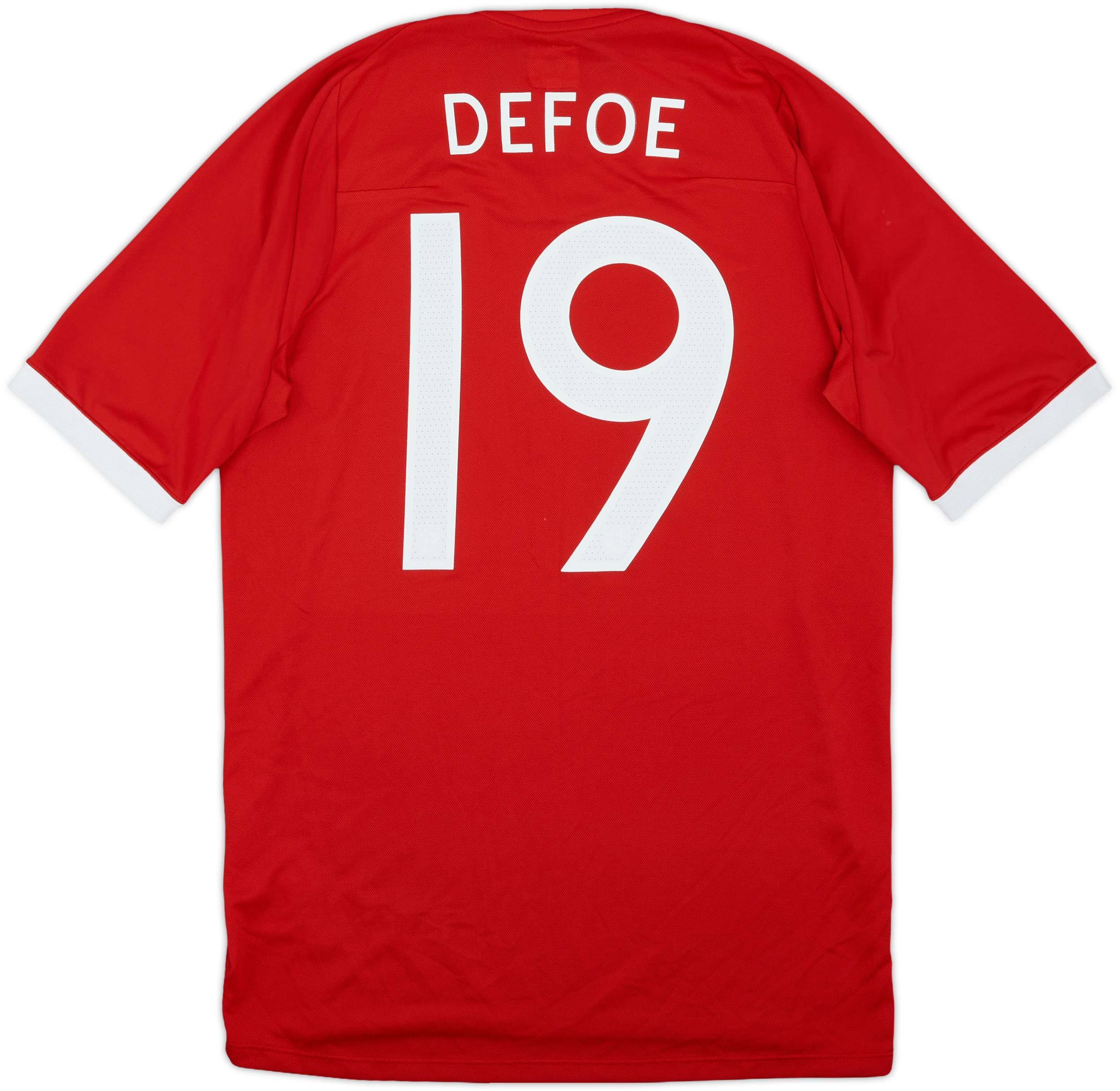 2010-11 England Away Shirt Defoe #19 - 7/10 - (M)