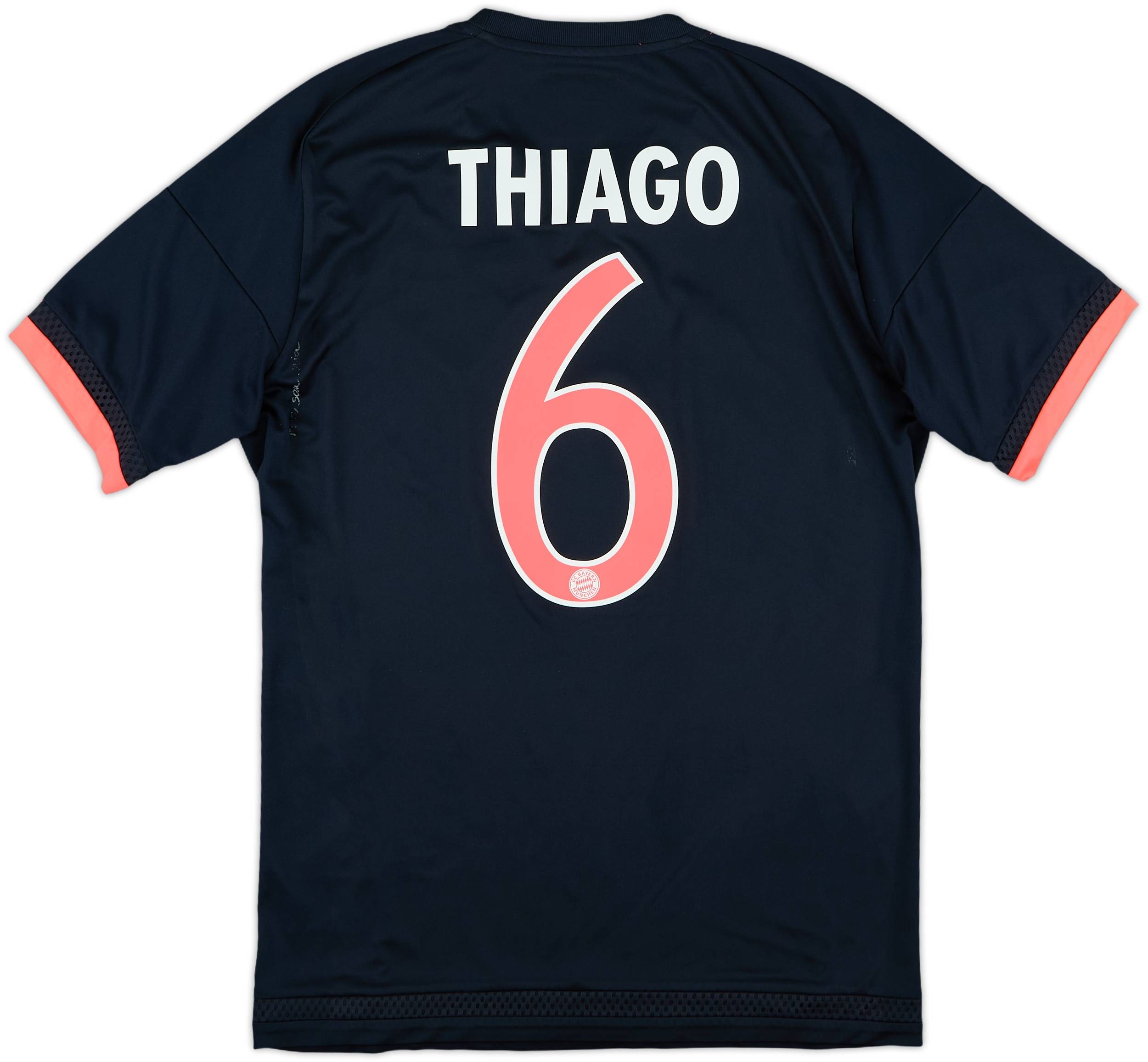 2015-16 Bayern Munich Third Shirt Thiago #6 - 6/10 - (S)