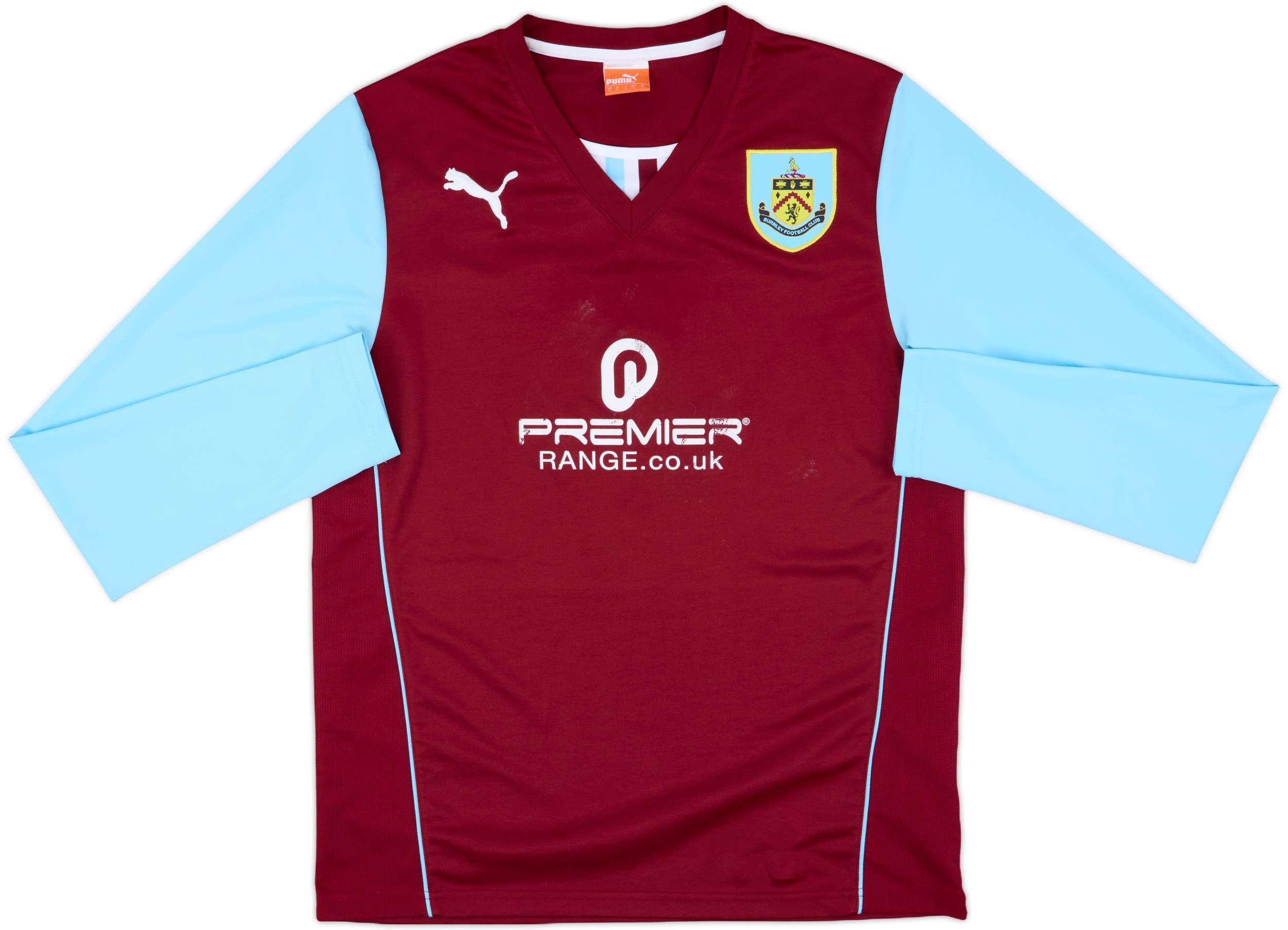 2013-14 Burnley Home L/S Shirt - 5/10 - (L)