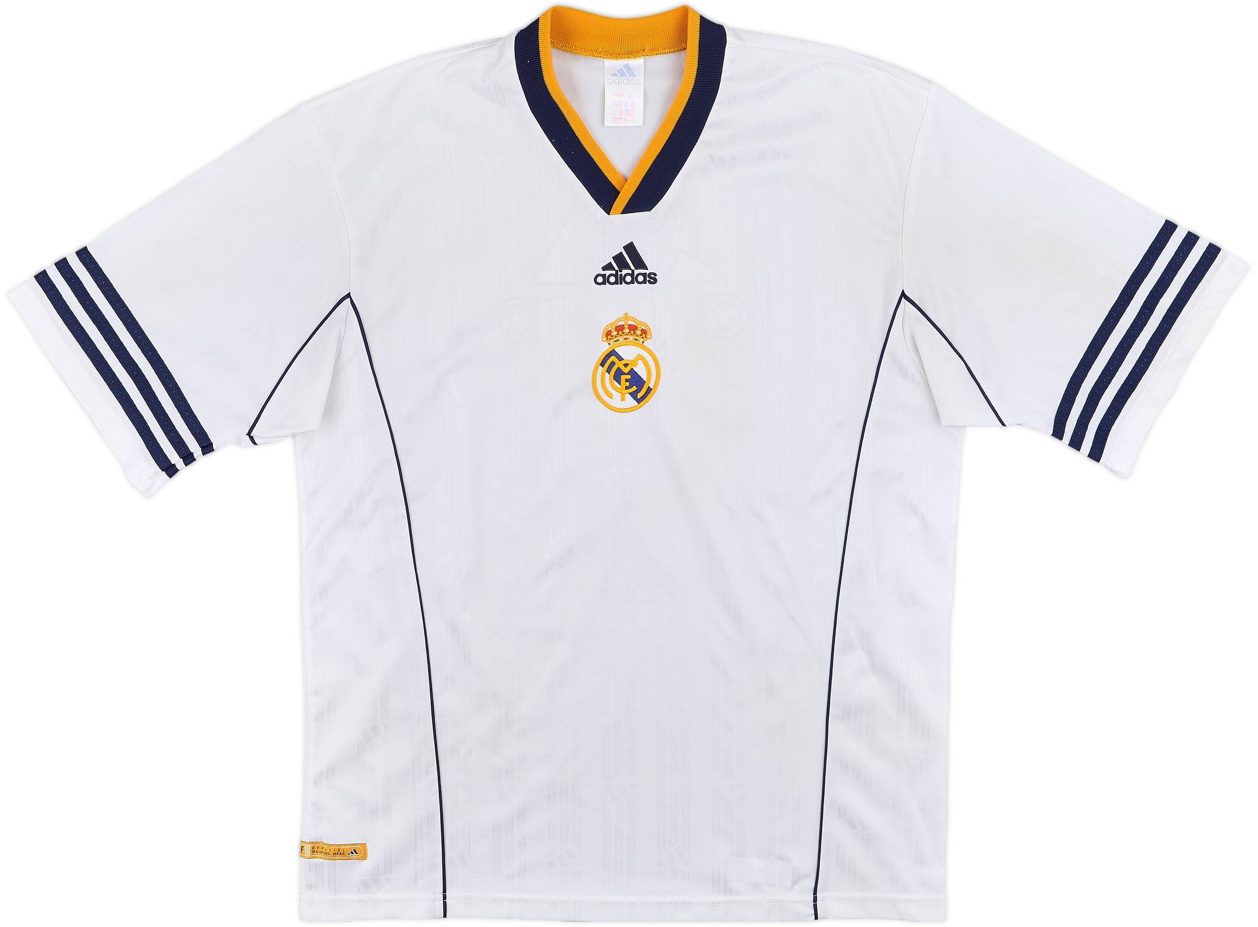 1999-00 Real Madrid adidas Training Shirt - 9/10 - (M)