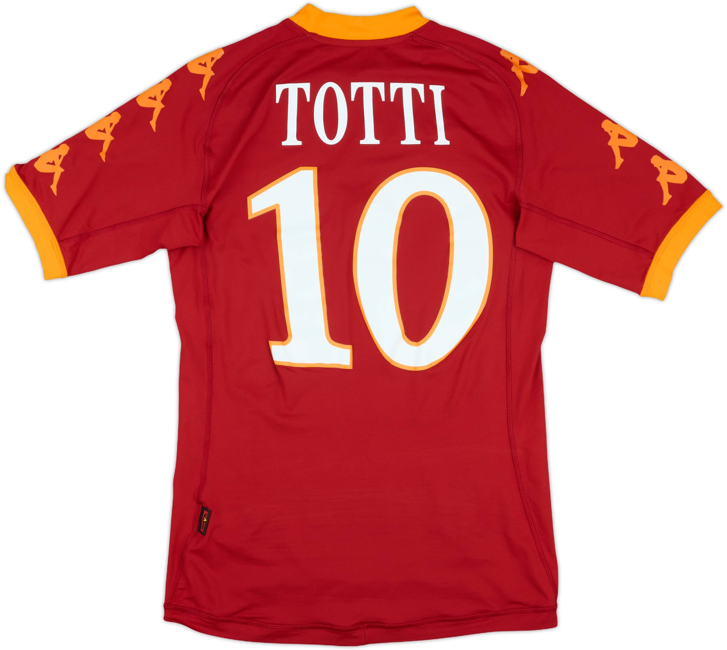 2010-11 Roma Home Shirt Totti #10 - 7/10 - (S)