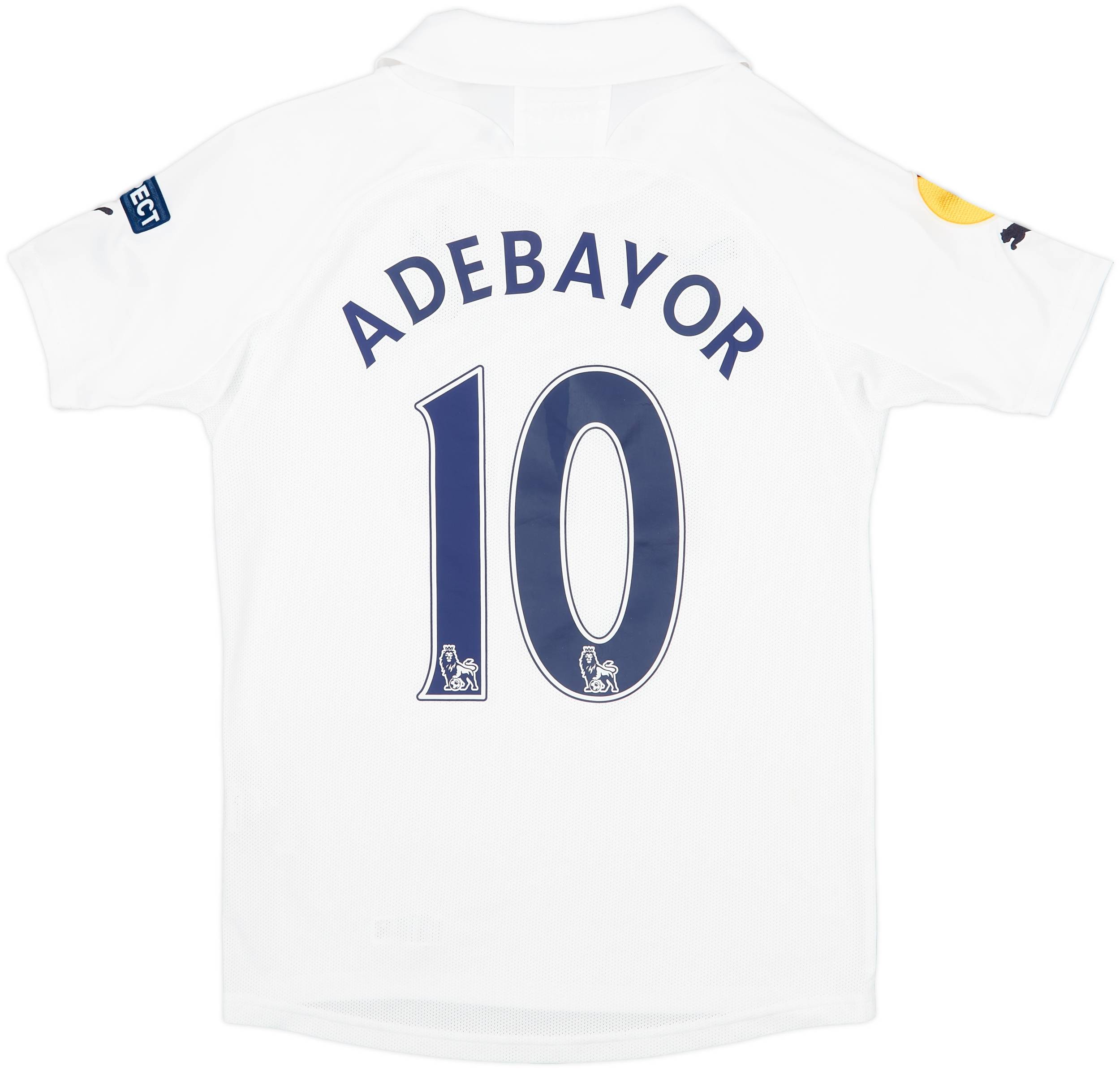 2011-12 Tottenham Home Shirt Adebayor #10 - 6/10 - (XL.Boys)