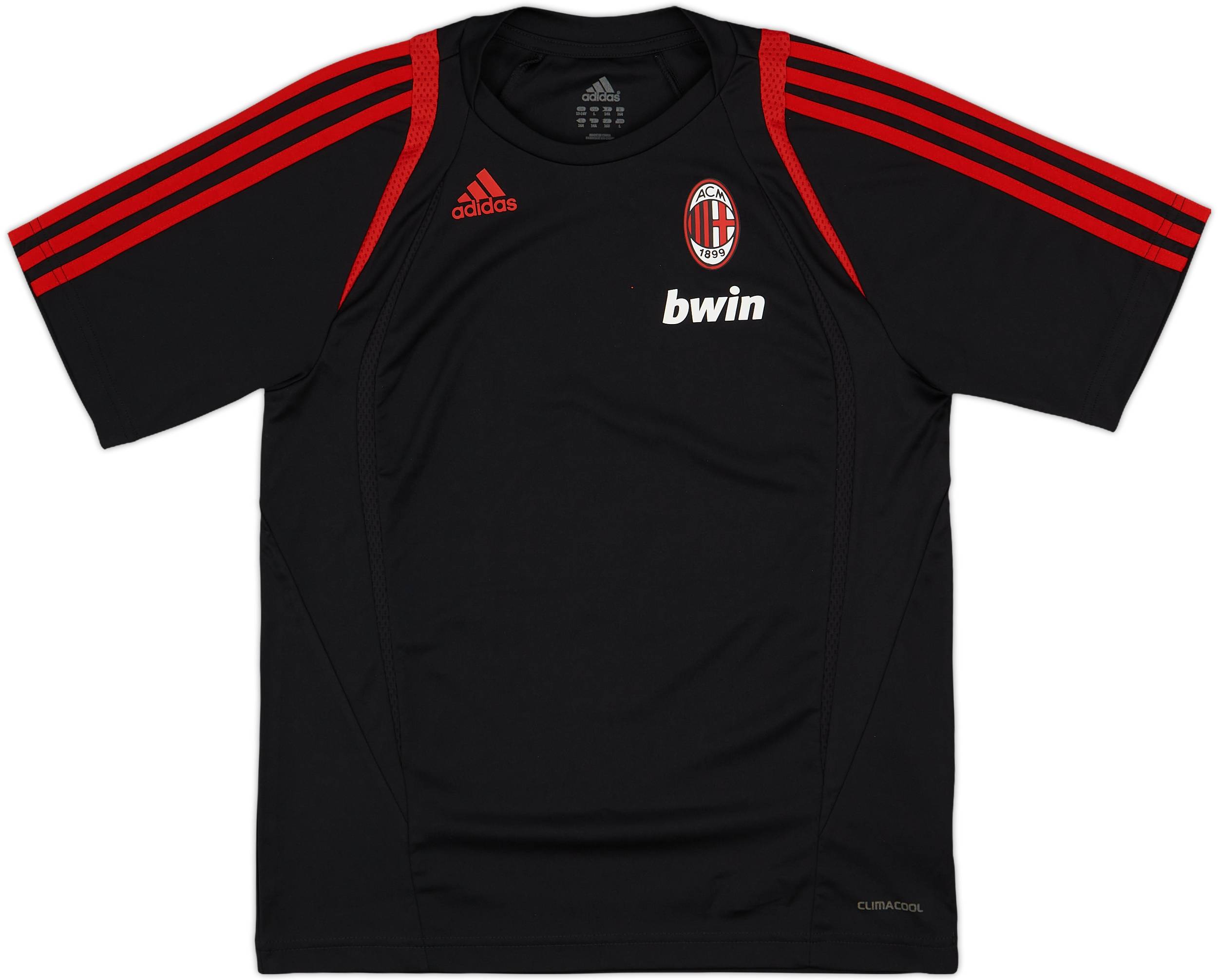 2009-10 AC Milan adidas Training Shirt - 8/10 - (L.Boys)