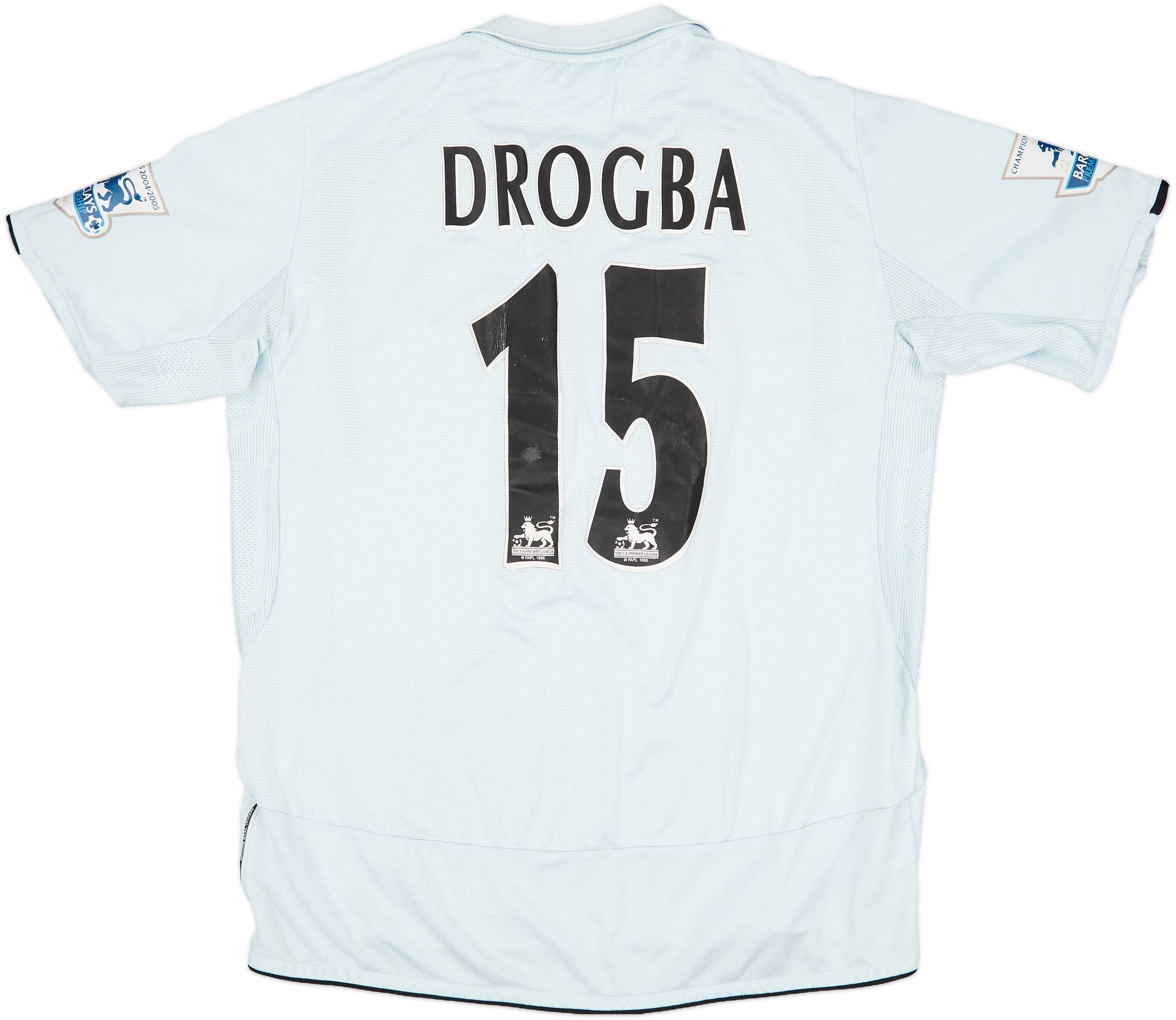 2005-06 Chelsea Away Shirt Drogba #15 - 4/10 - (L)