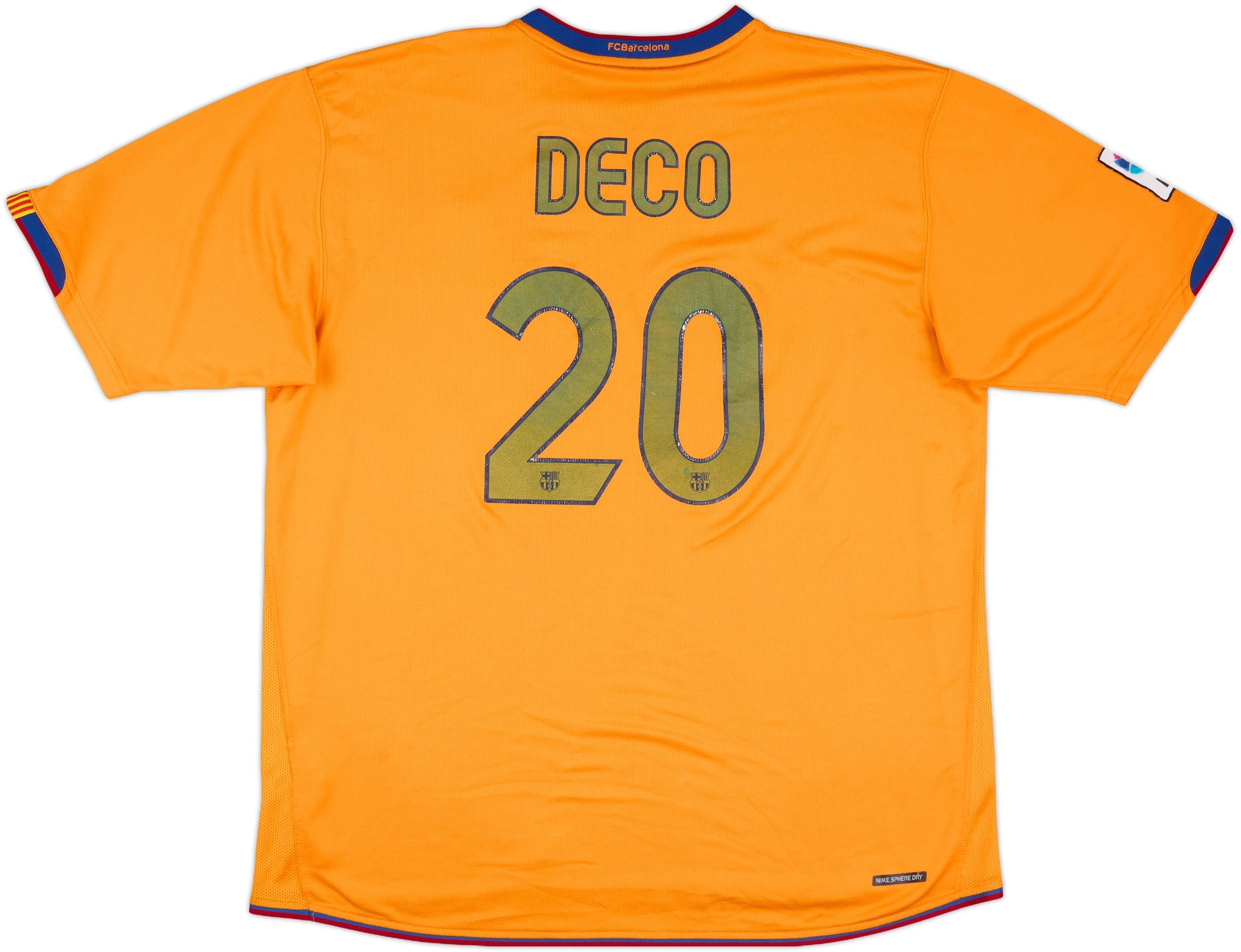 2006-08 Barcelona Away Shirt Deco #20 - 5/10 - (XL)