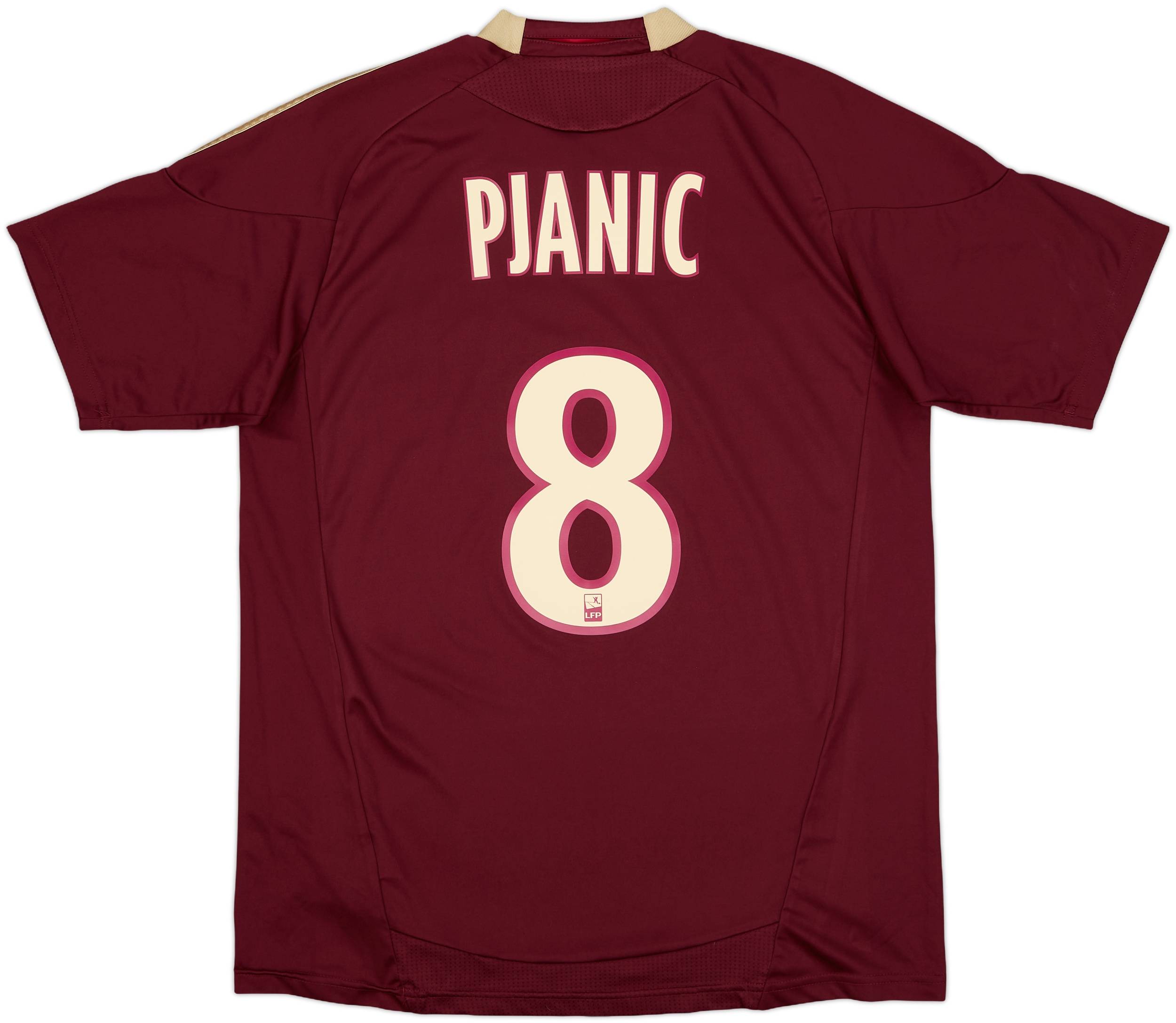 2010-11 Lyon Away Shirt Pjanic #8 - 6/10 - (M)