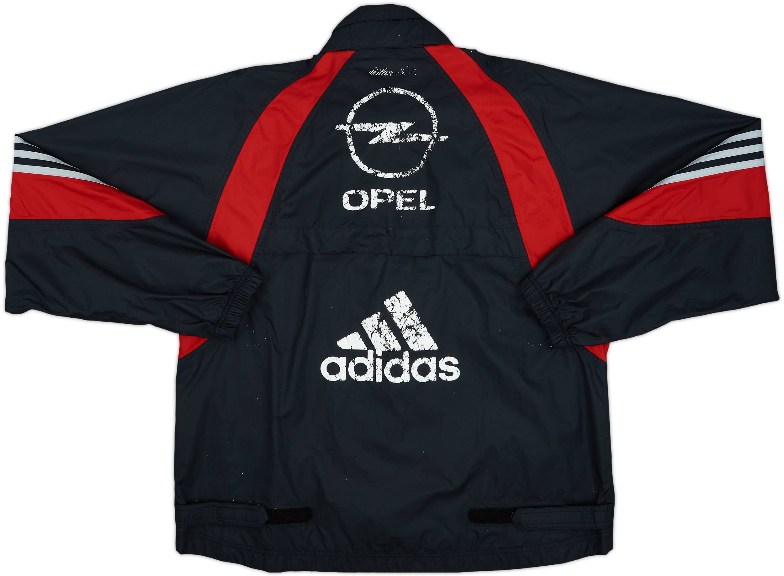 2003-04 AC Milan adidas Hooded Track Jacket - 4/10 - (L)