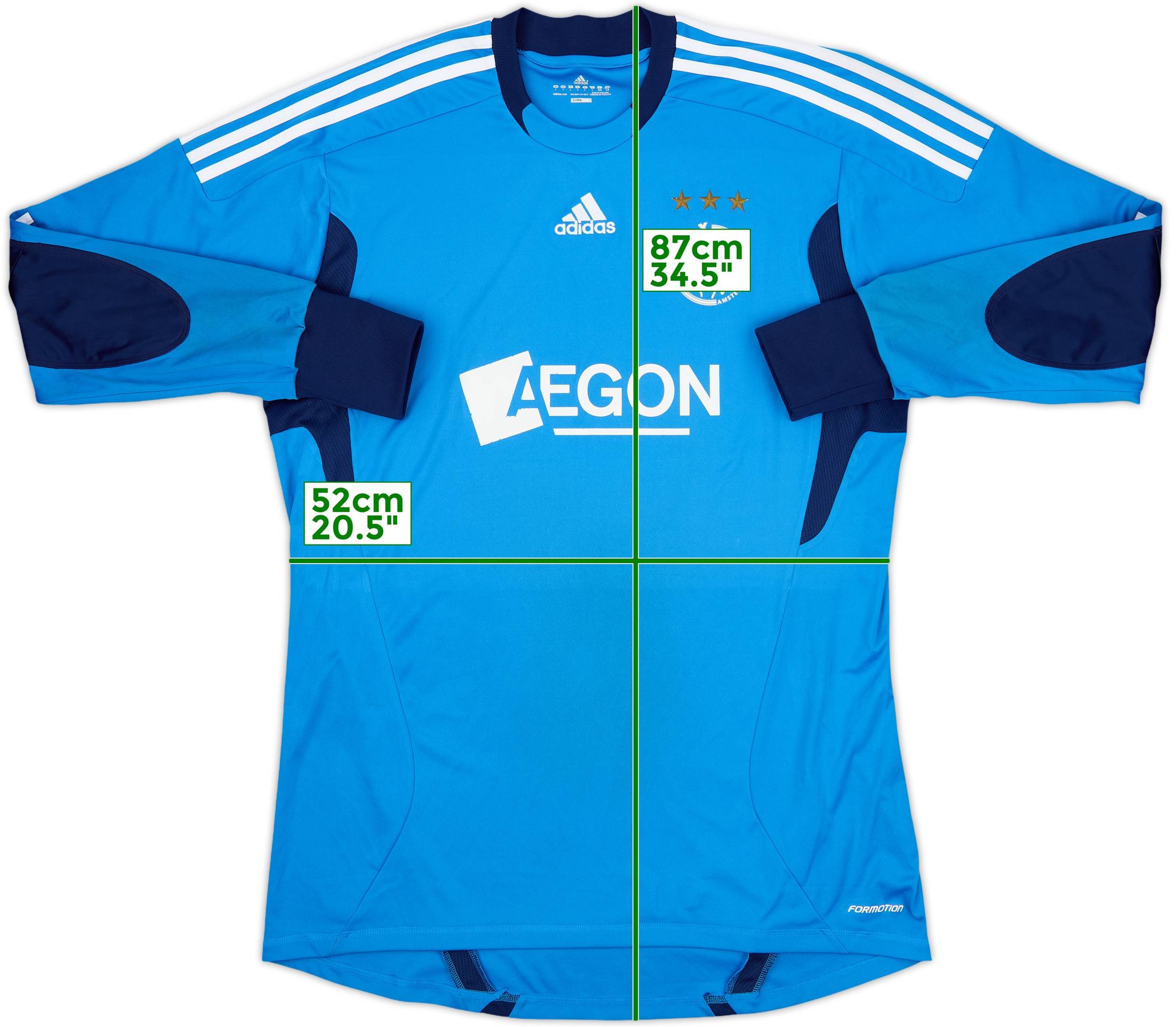 Ajax 2011-12 Away Soccer Uniform #8 Ajax 2011-12 Away Shirt