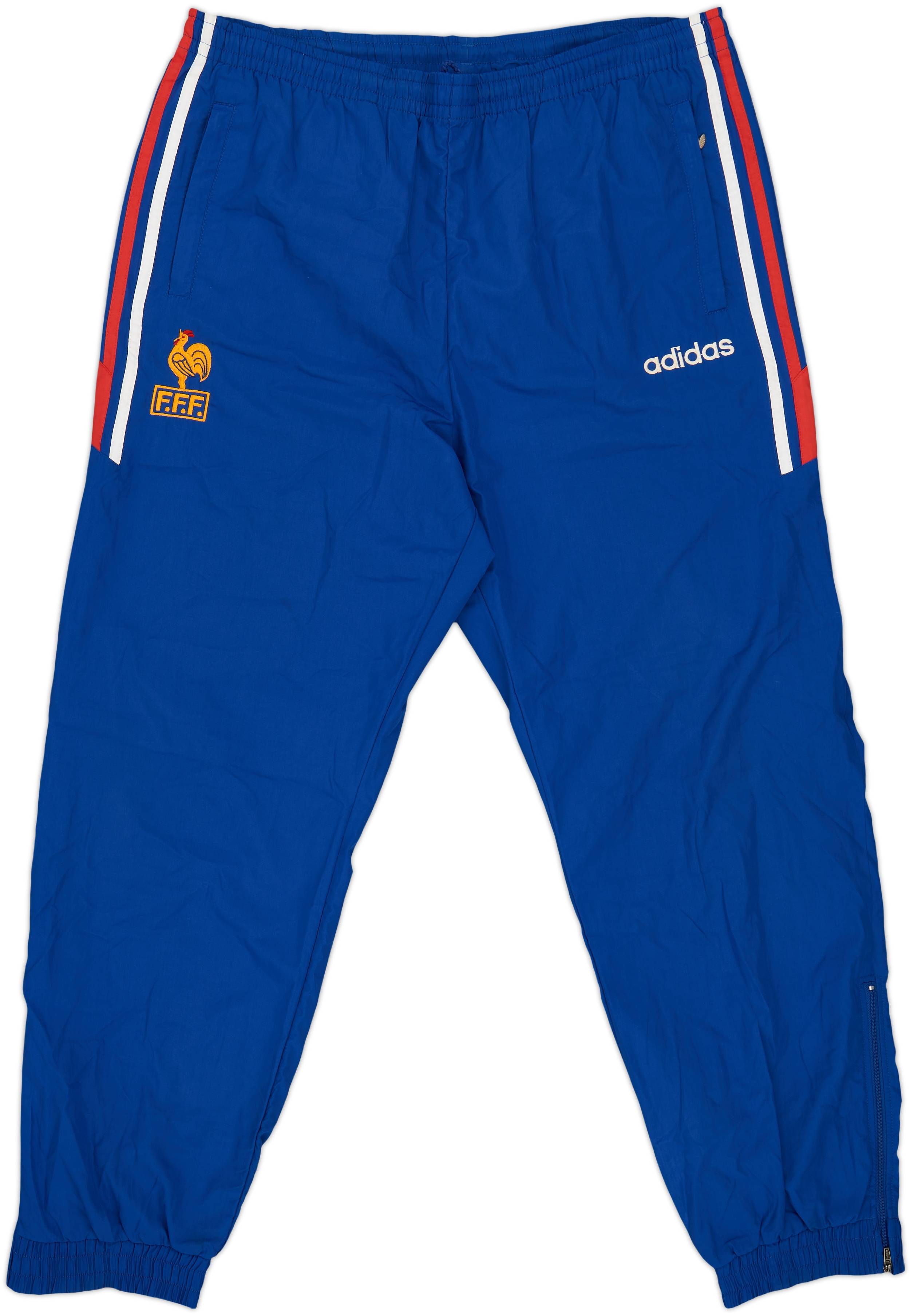 1996-98 France adidas Track Pants/Bottoms - 5/10 - (L)