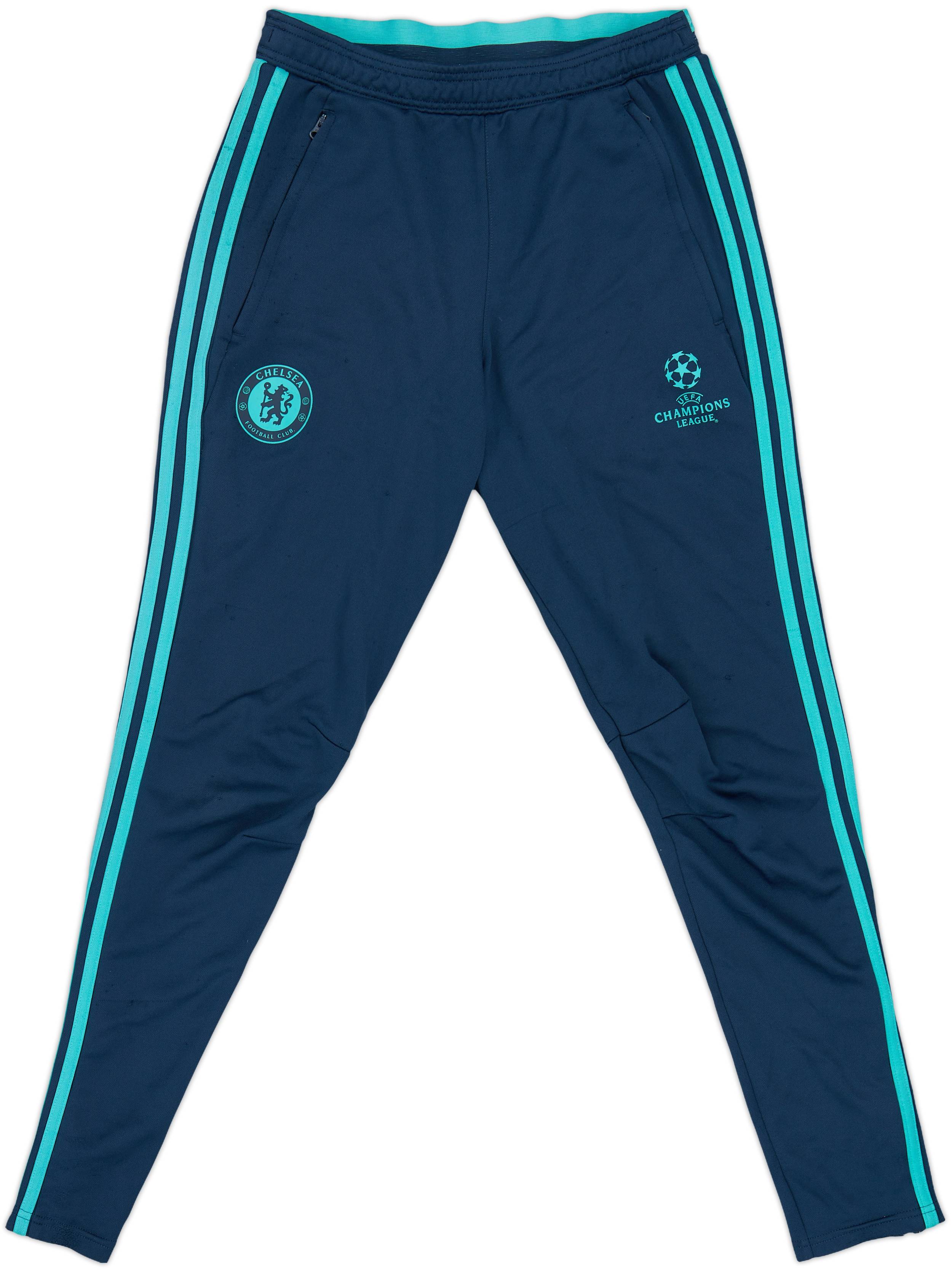 2015-16 Chelsea adidas CL Track Pants/Bottoms - 6/10 - (S)