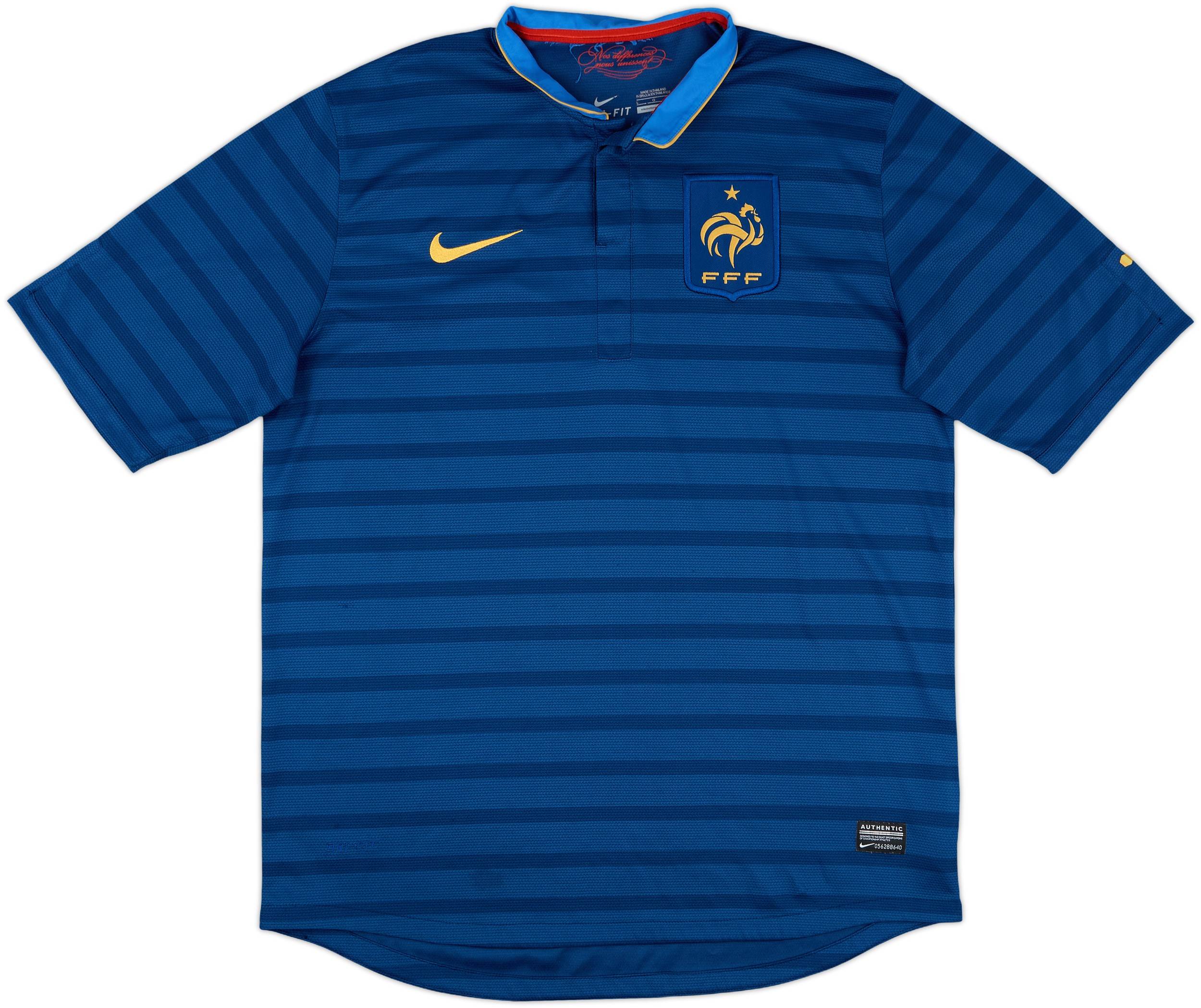 2012-13 France Home Shirt - 8/10 - (L)