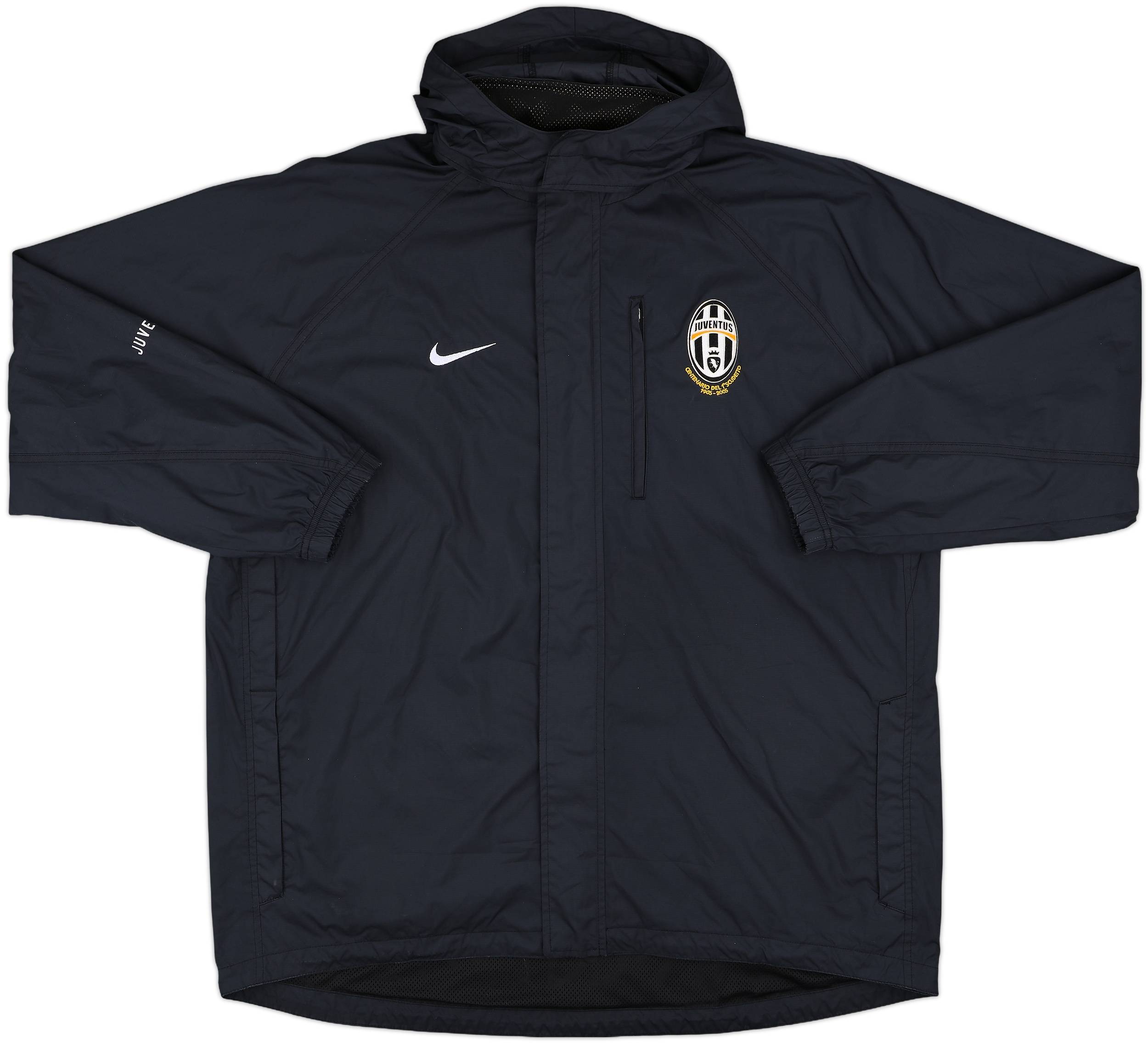2005-06 Juventus Nike Hooded Rain Jacket - 8/10 - (XL)