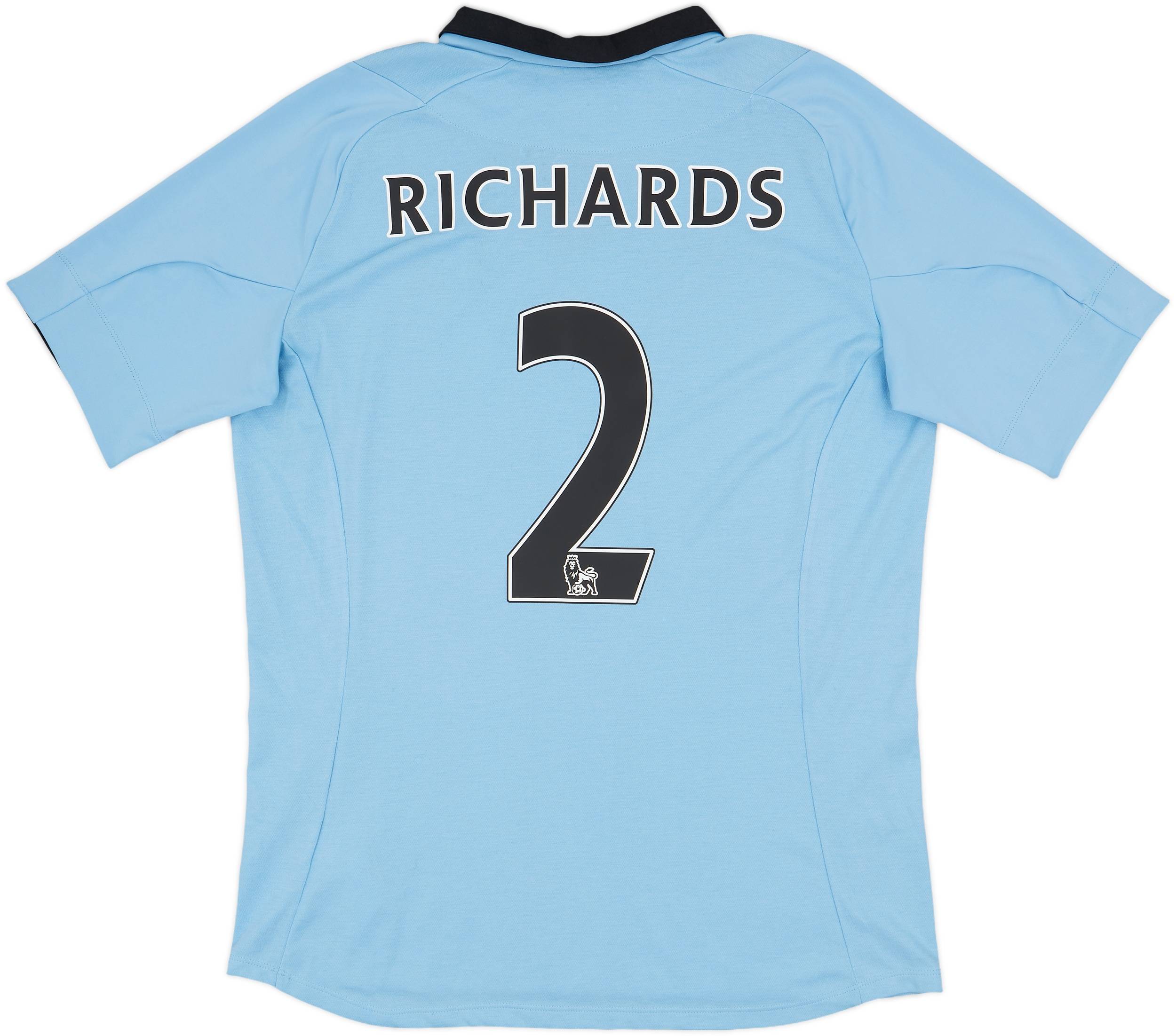 2012-13 Manchester City Home Shirt Richards #2 - 8/10 - (L)