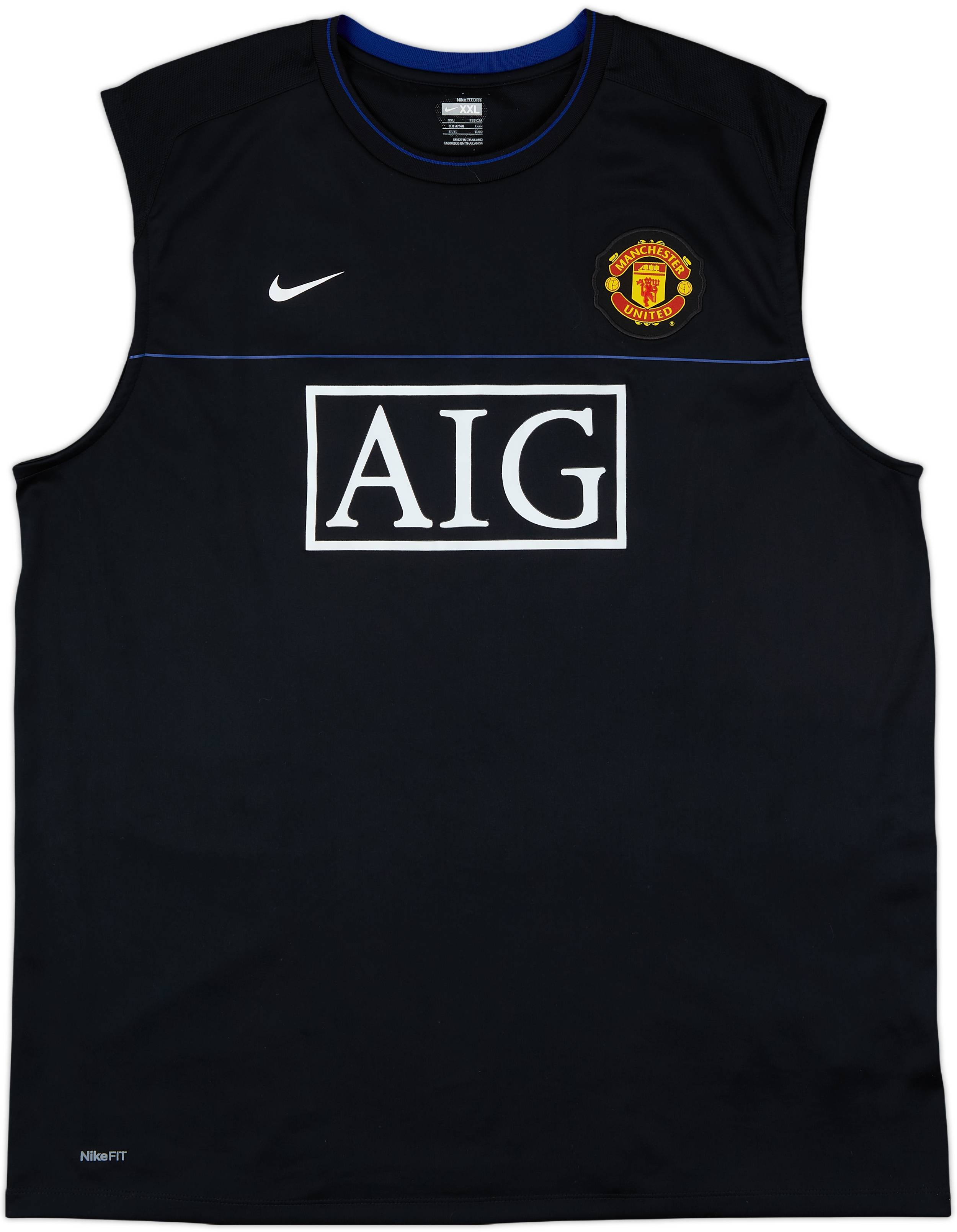 2008-09 Manchester United Nike Training Vest - 9/10 - (XXL)