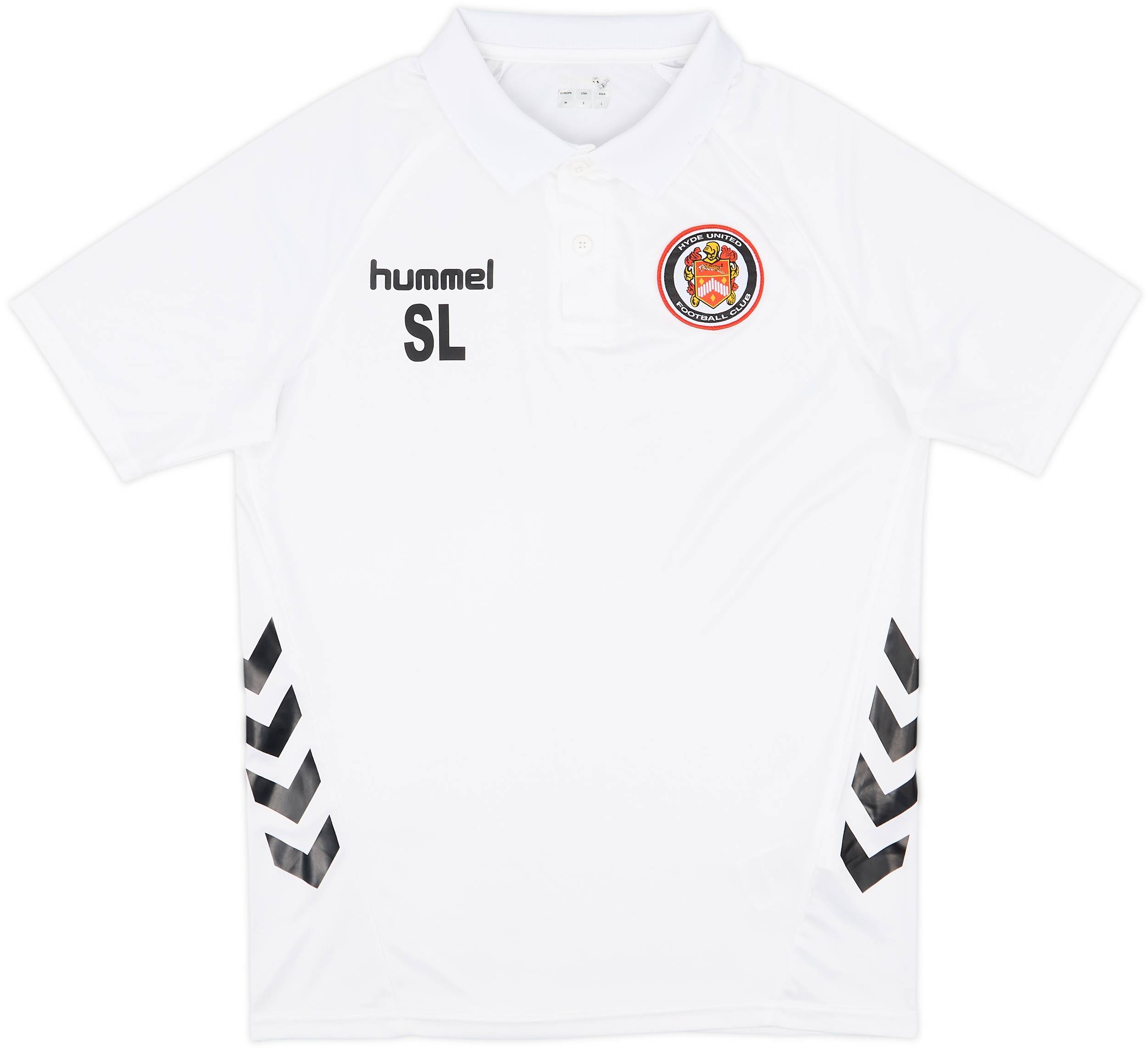2021-22 Hyde United Staff Issue Hummel Polo Shirt SL - 8/10 - (M)