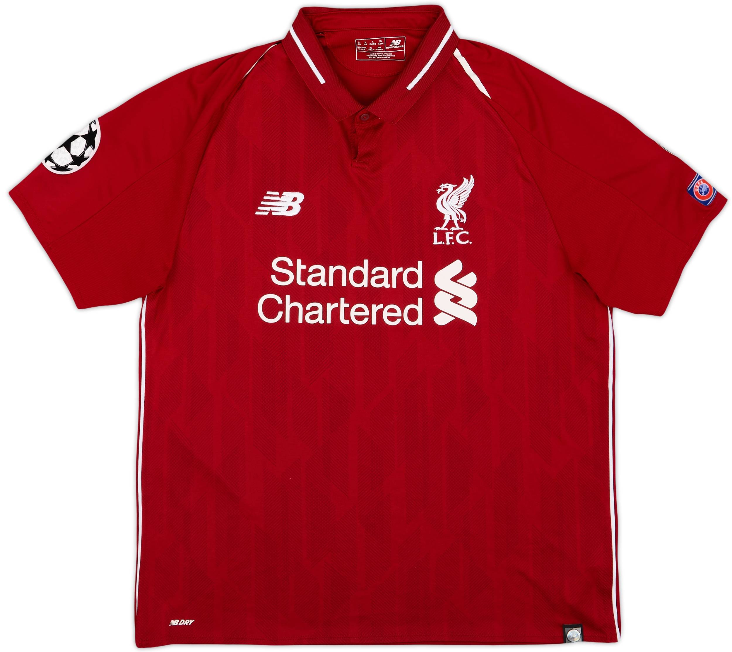 2018-19 Liverpool Home Shirt - 8/10 - (L)