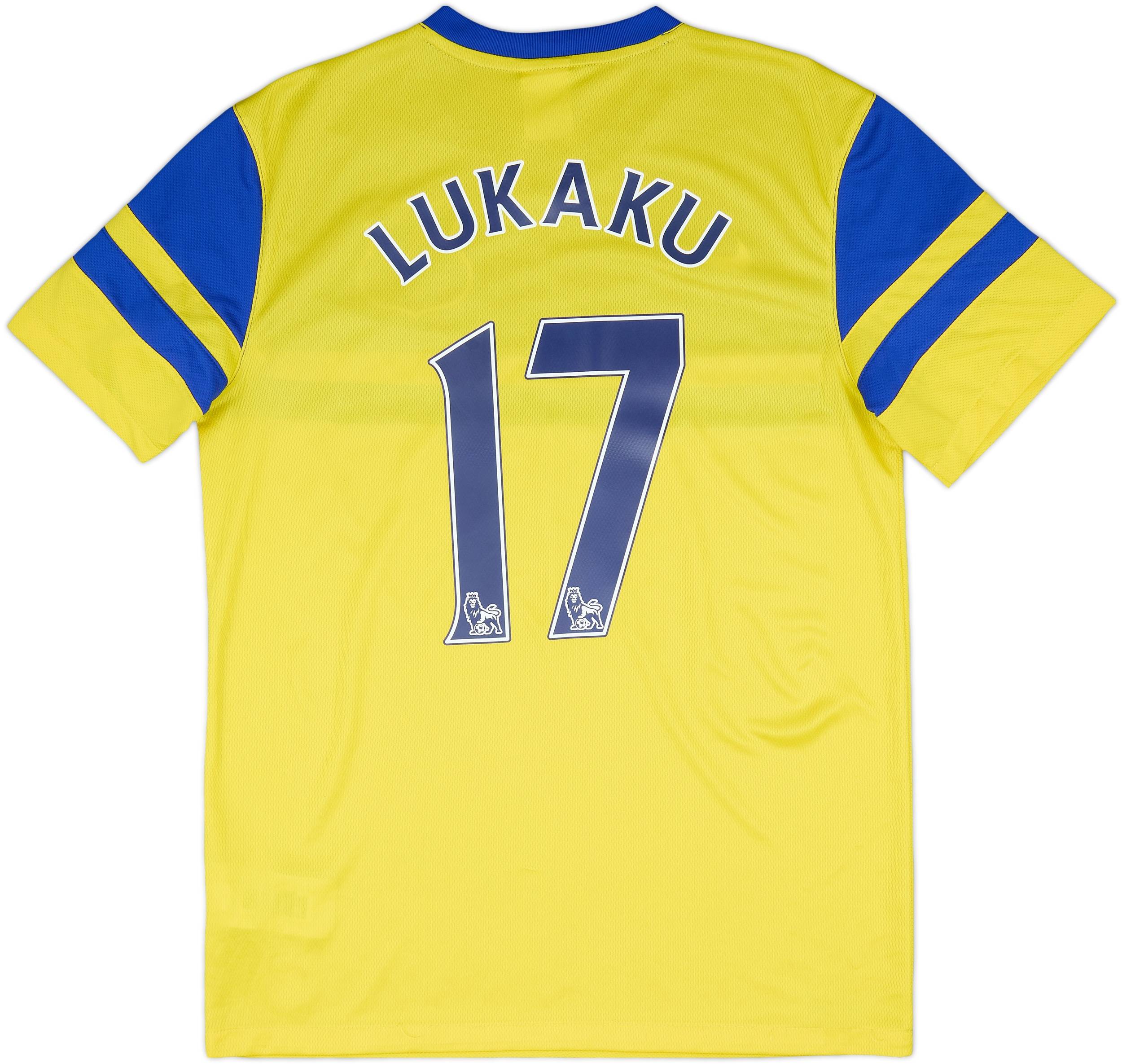 2013-14 Everton Away Shirt Lukaku #17 - 8/10 - (M)