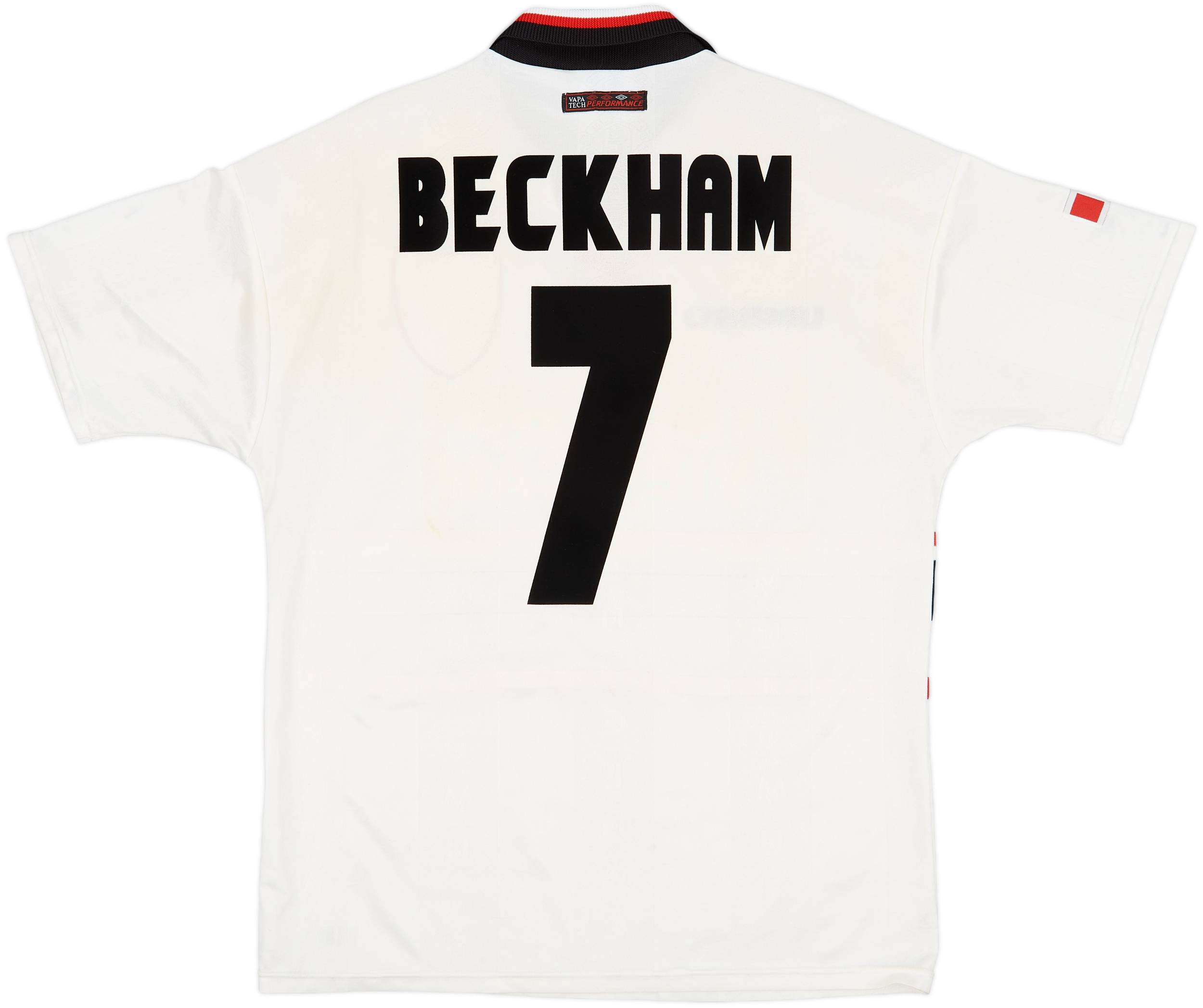 1997-99 Manchester United Away Shirt Beckham #7 - 6/10 - (L)