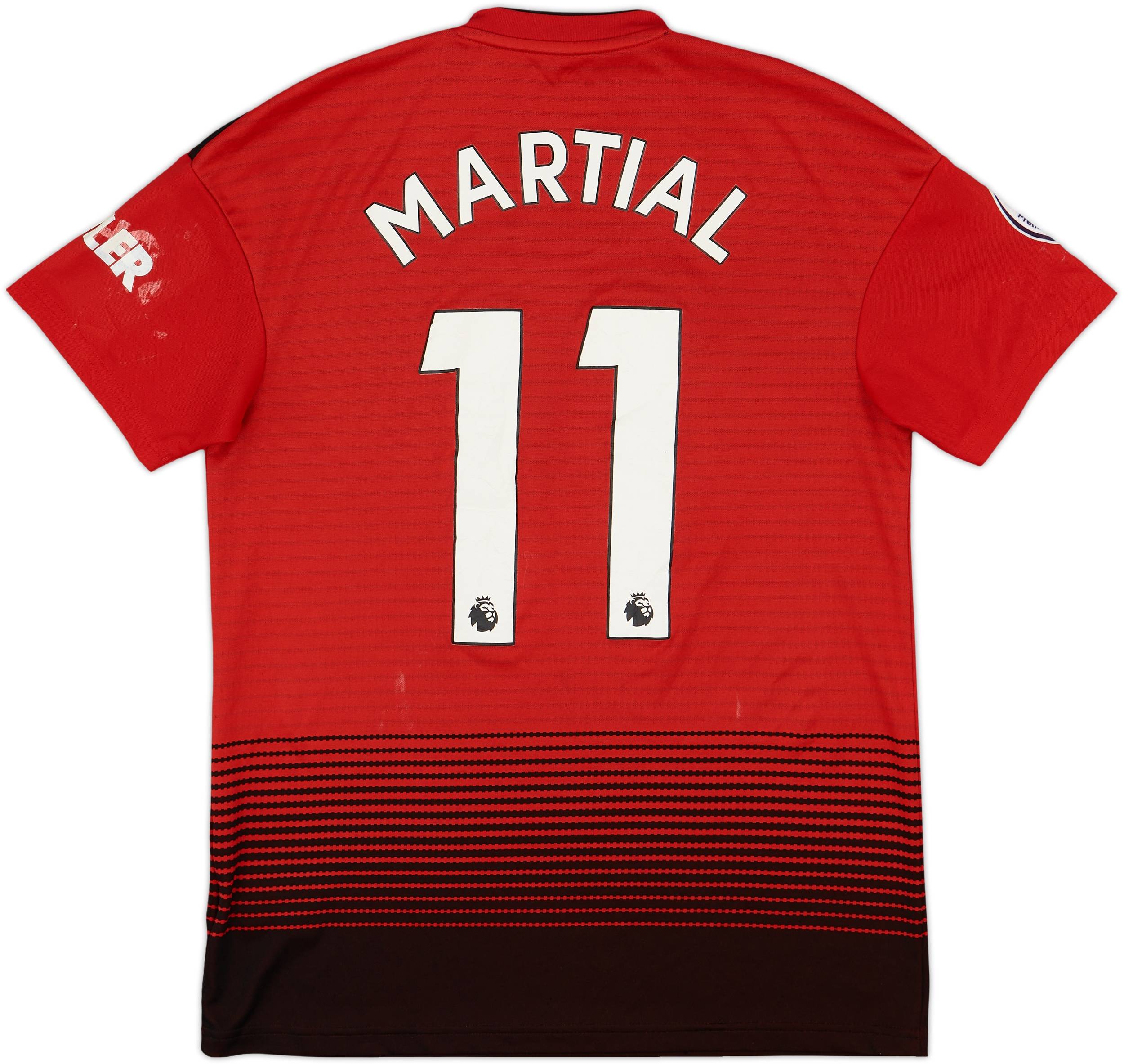 2018-19 Manchester United Home Shirt Martial #11 - 4/10 - (S)