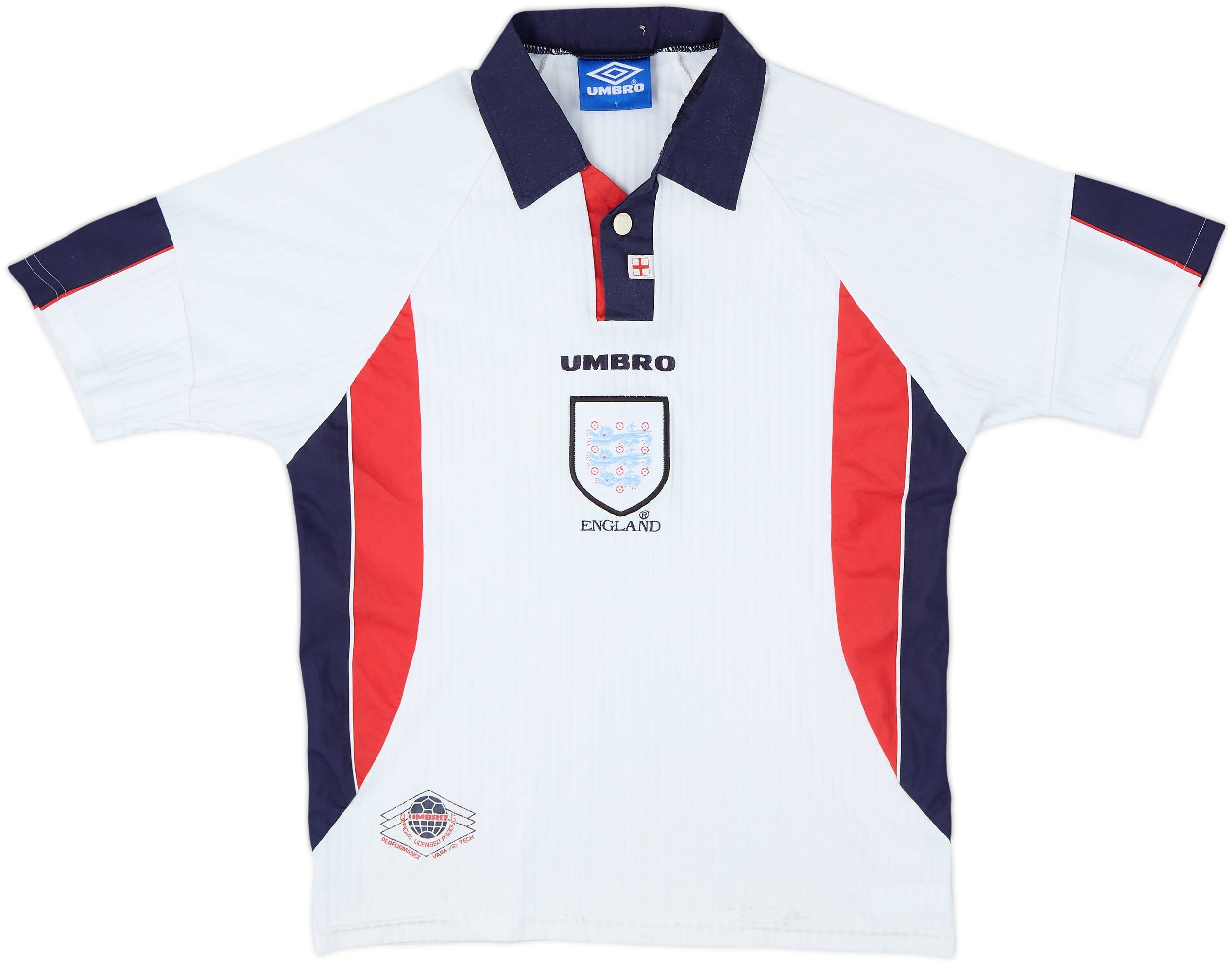 1997-99 England Home Shirt - 7/10 - (Y)