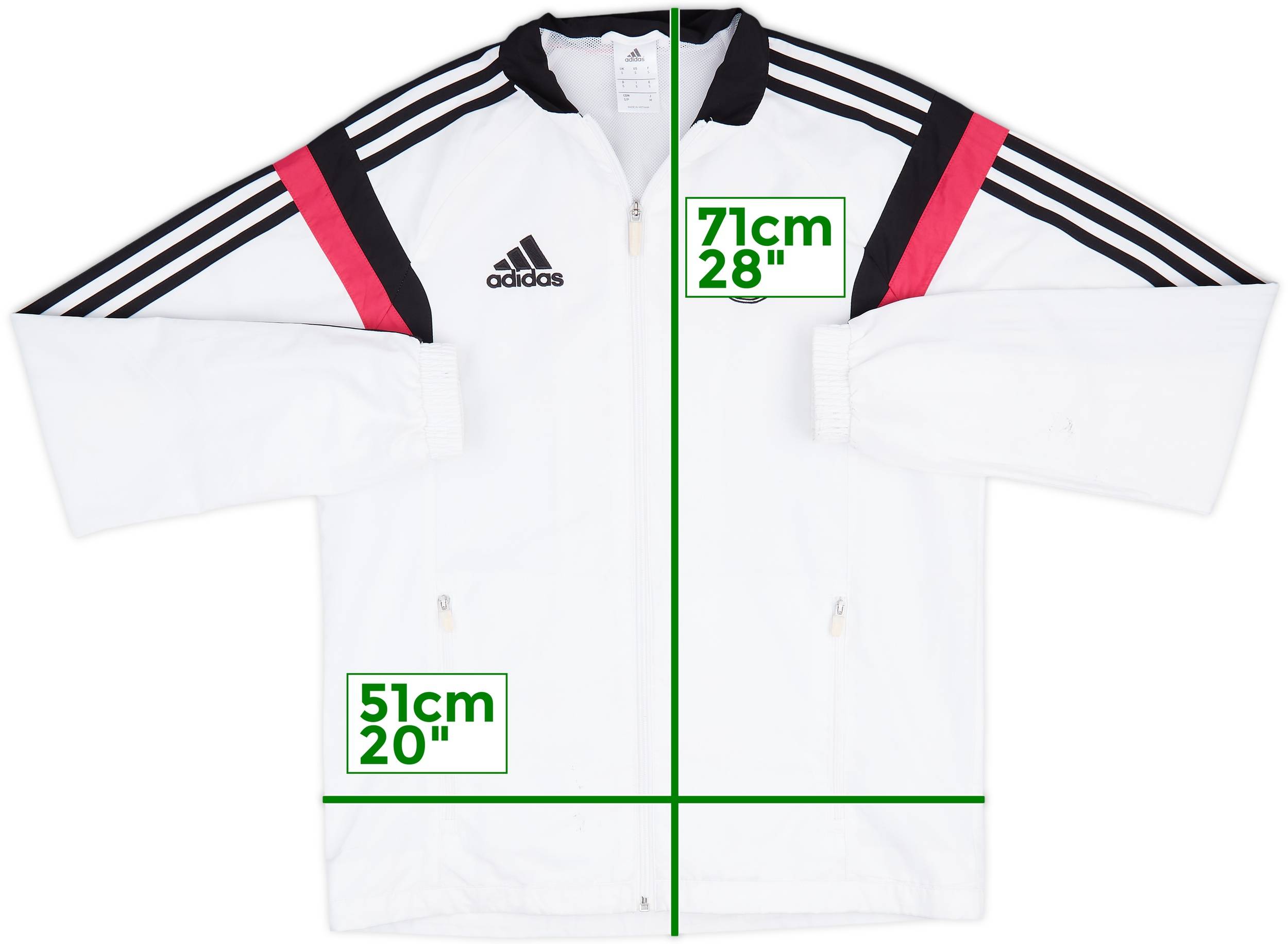 2014-15 Real Madrid adidas Track Jacket - 6/10 - (S)