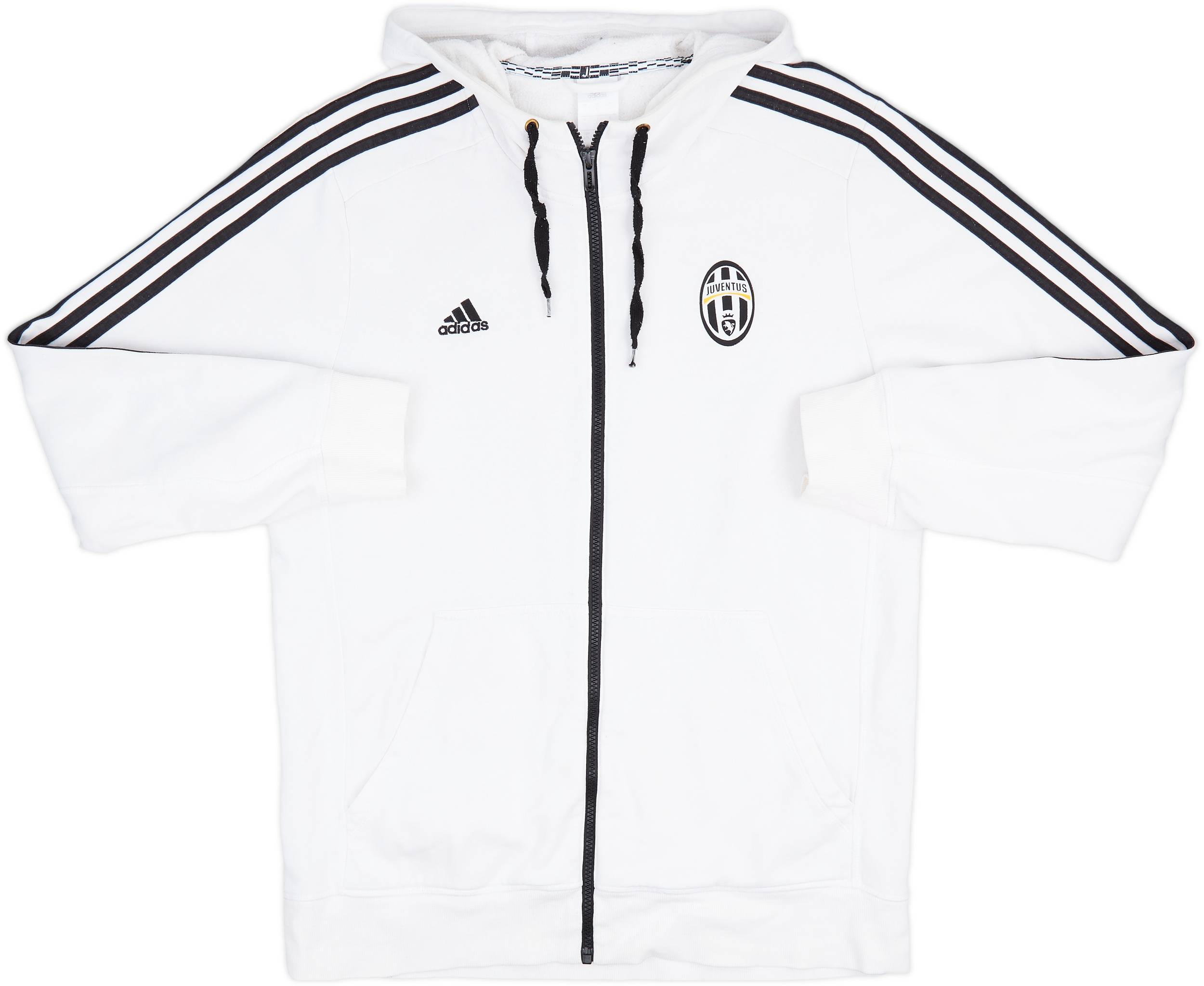 2015-16 Juventus adidas Hooded Sweat Top - 6/10 - (L)