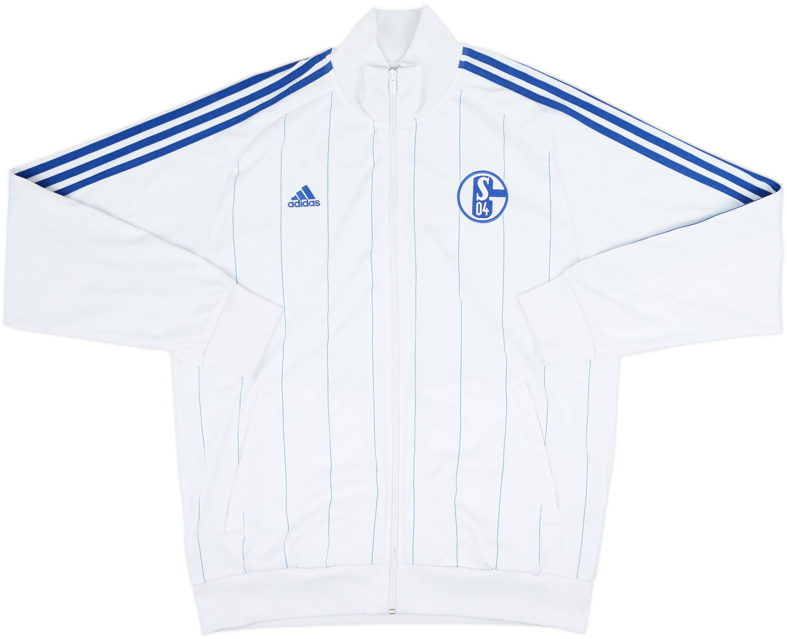 2011-12 Schalke adidas Track Jacket - 8/10 - (L)