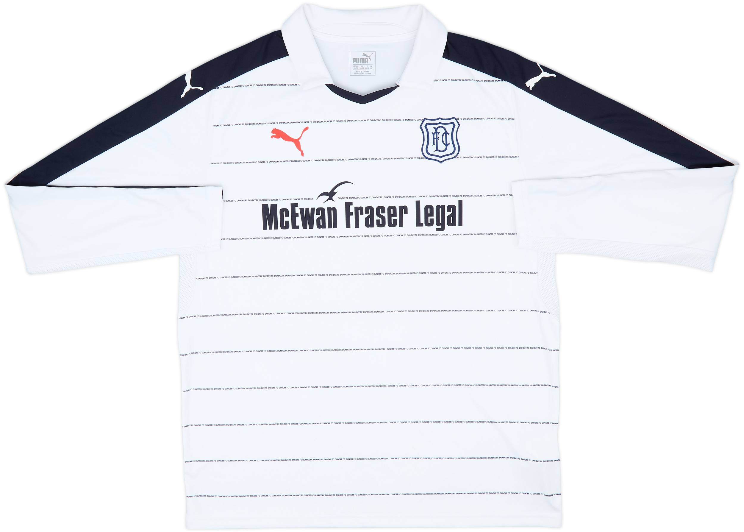 2016-17 Dundee Away L/S Shirt - 8/10 - (XL)