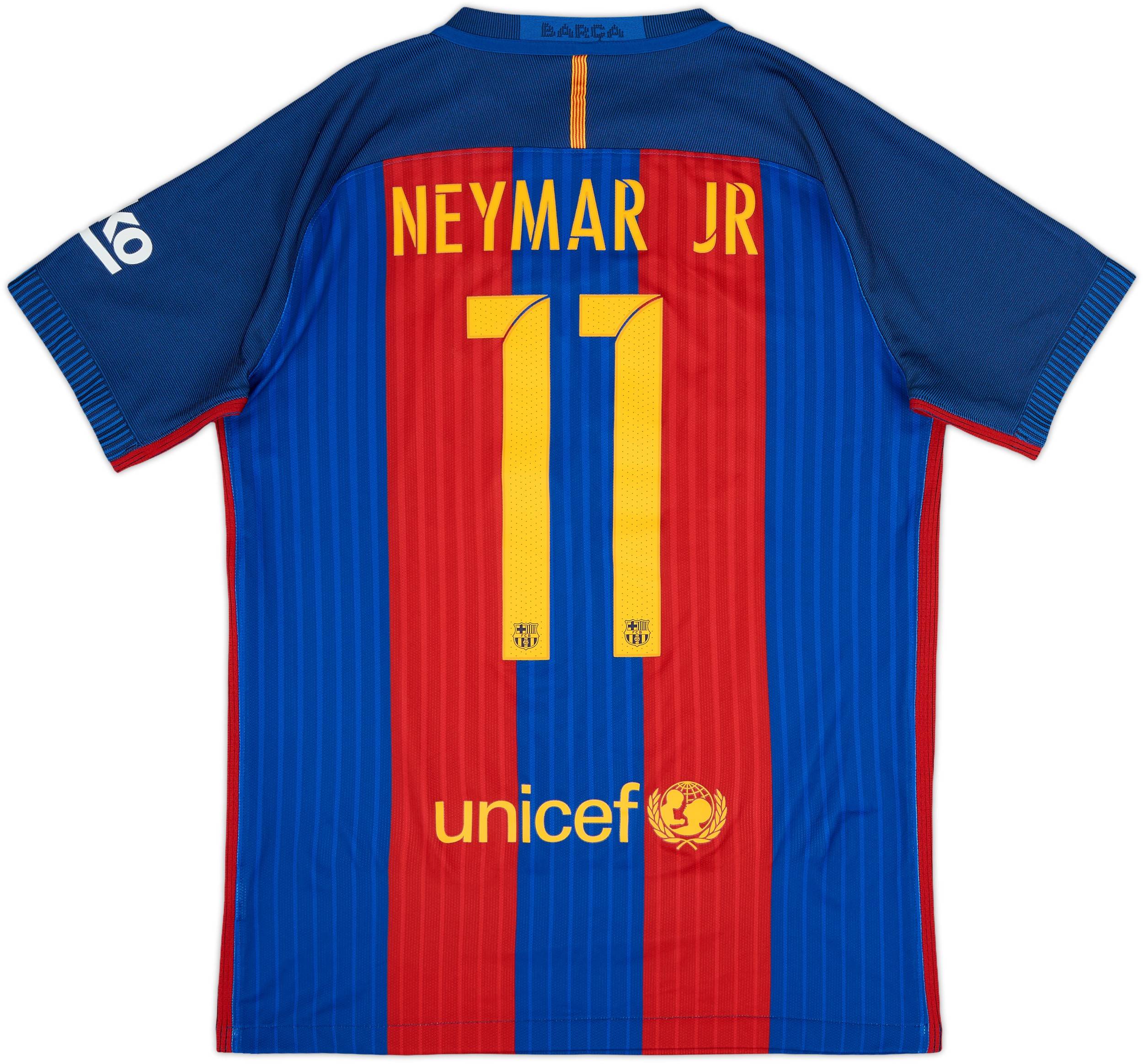 2016-17 Barcelona Authentic Home Shirt Neymar Jr #11 - 10/10 - (M)