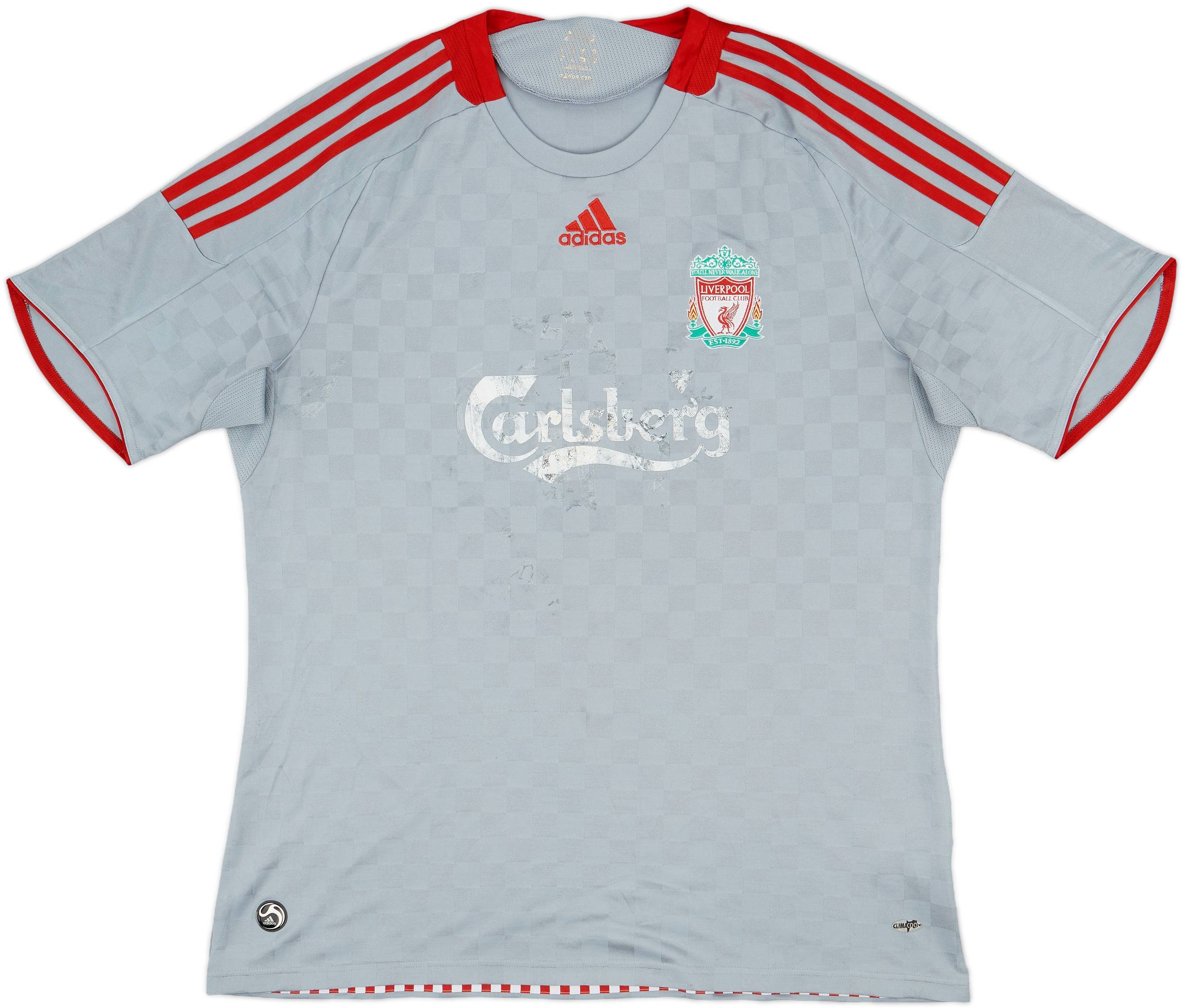 Liverpool adidas 08/09 アウェイ　ユニフォーム 2008-09 Liverpool Away Shirt - 4/10 - (XL)