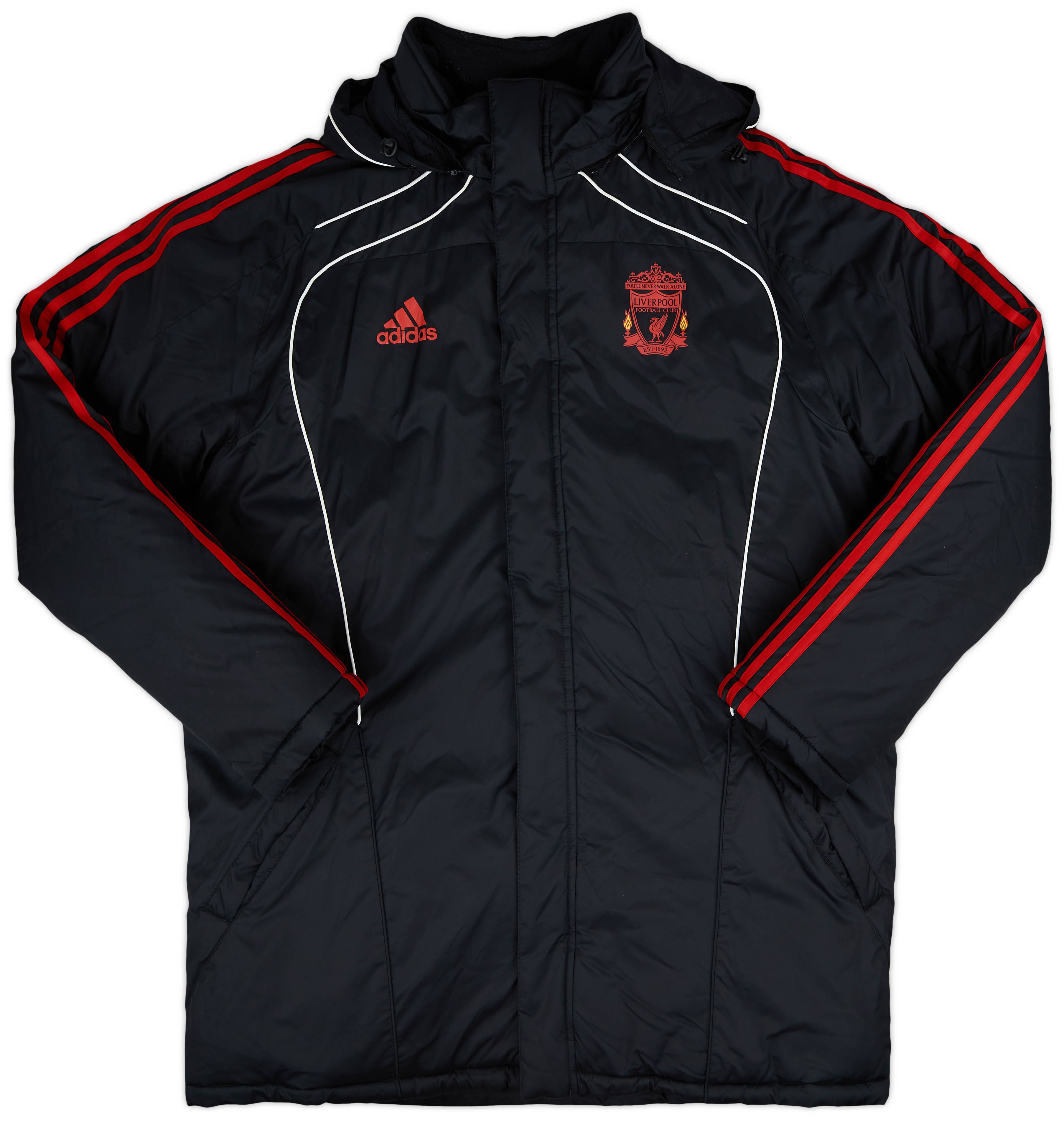 2010-11 Liverpool adidas Padded Bench Coat - 7/10 - (L/XL)
