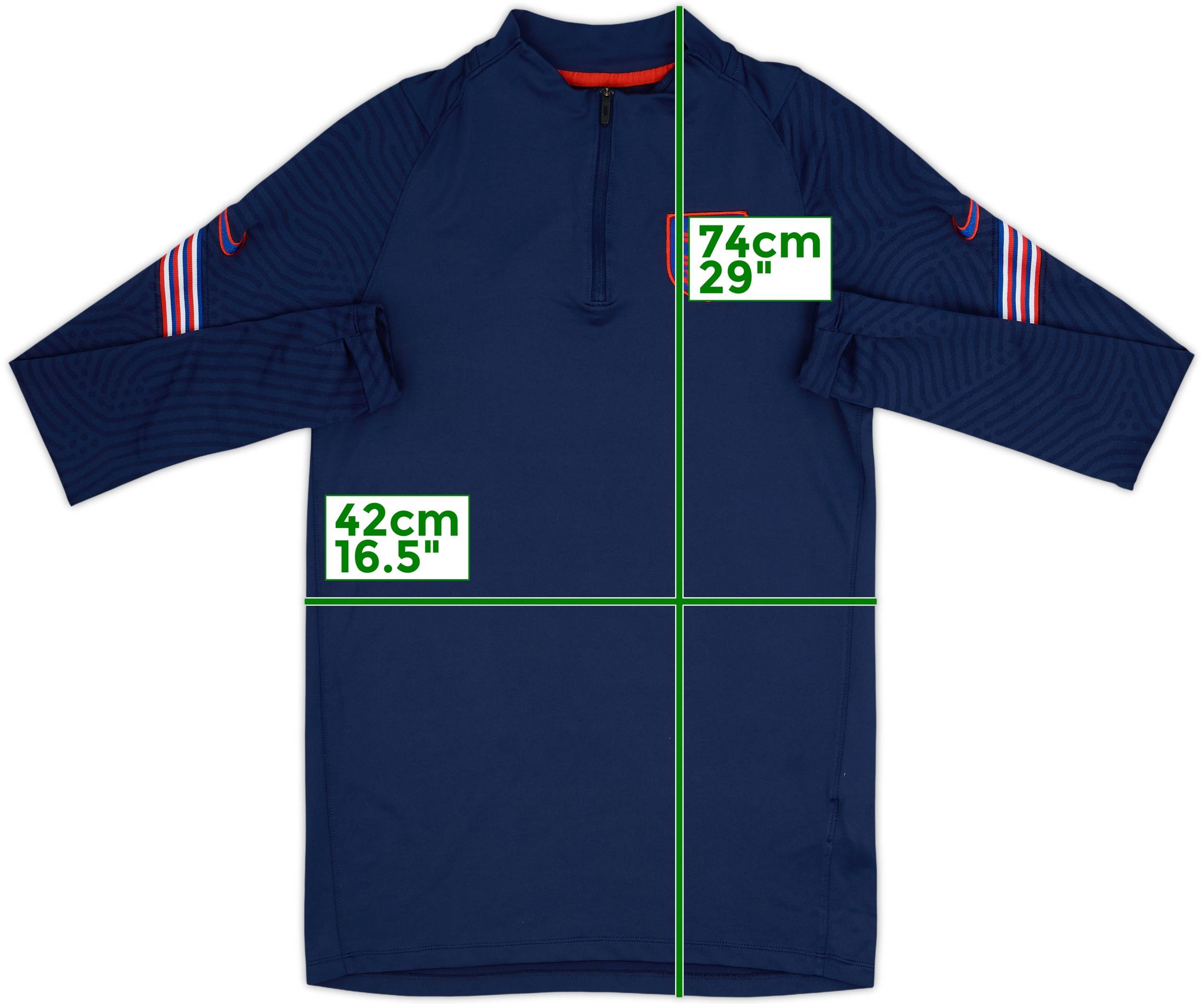 2020-21 England Nike 1/4 Zip Drill Top - 8/10 - (S)