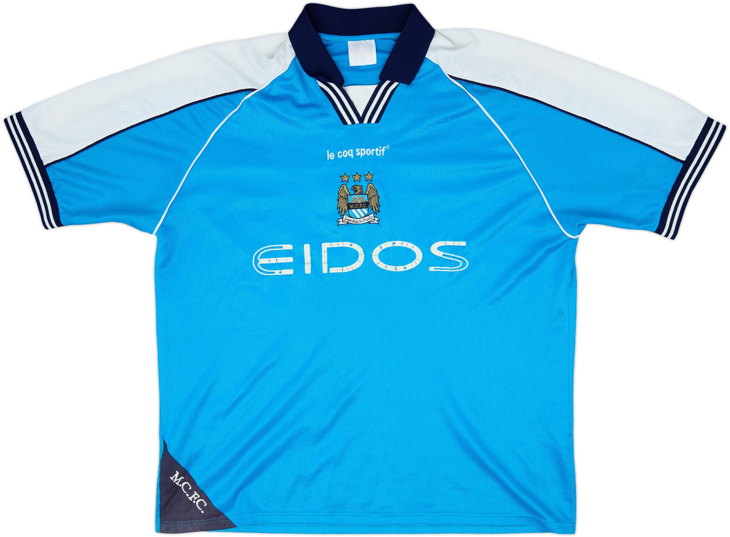 1999-01 Manchester City Home Shirt - 4/10 - (XXL)