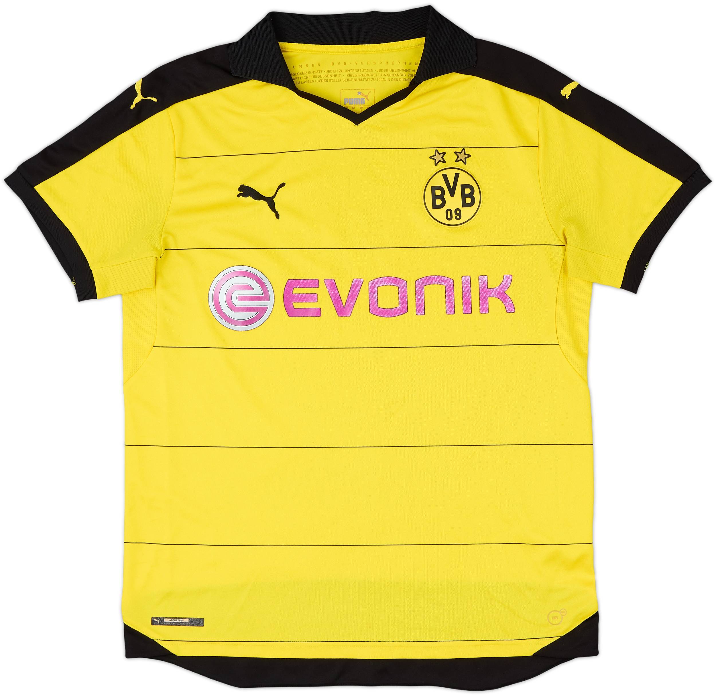 2015-16 Borussia Dortmund Home Shirt - 6/10 - (L)